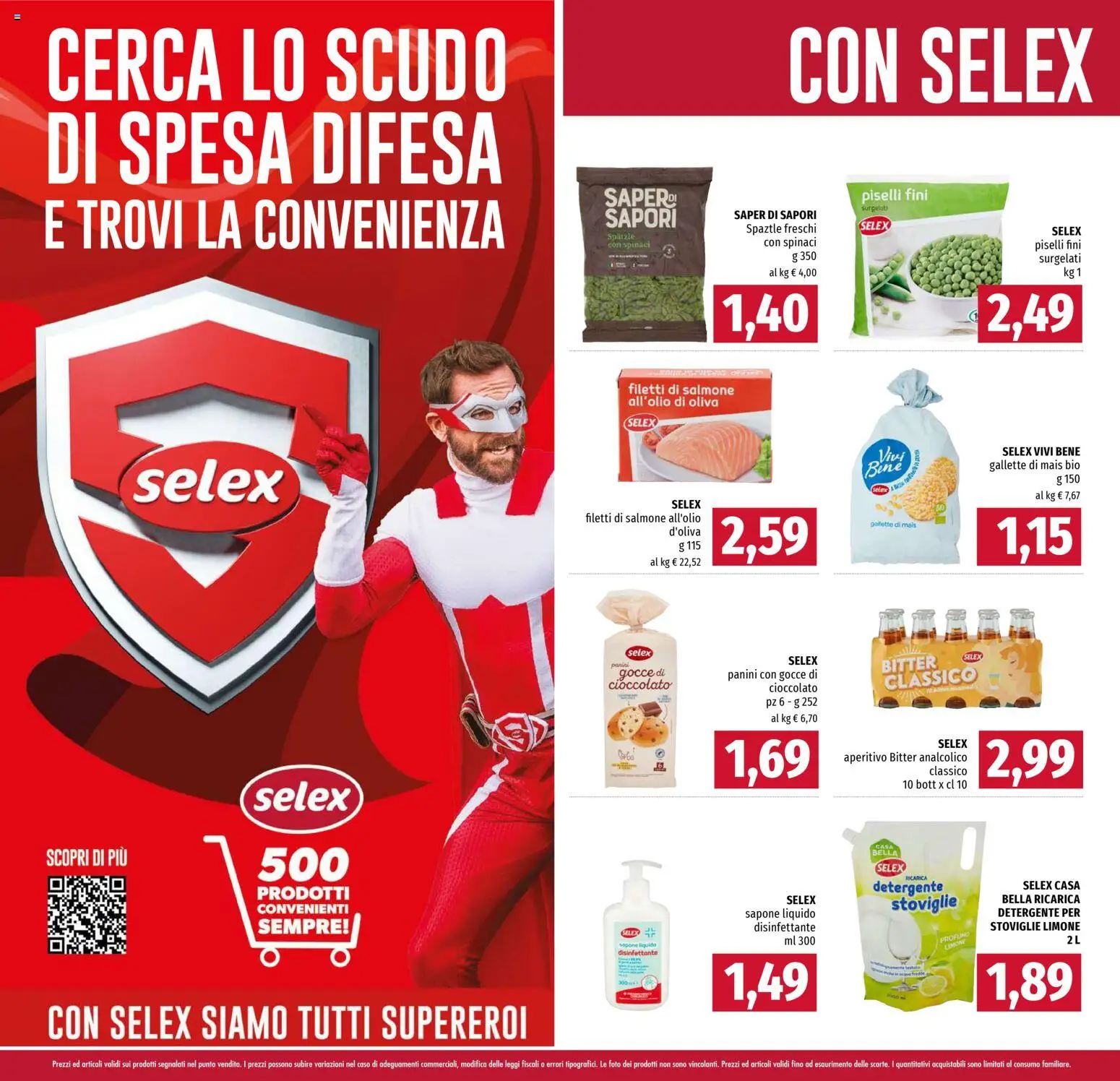 Volantino Famila del 08.01.2026 | Pagina: 19 | Prodotti: Cioccolato, Detergente, Gallette, Piselli