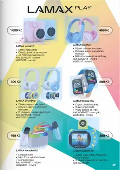 Náhled letáku Wiky katalog - Vánoce 2025 od 14.10.2025 | Strana: 69 | Produkty: Hodinky, Mikrofon, Pouzdro, Baterie