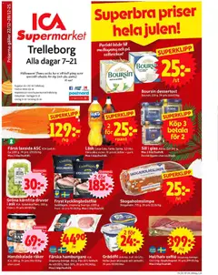 ICA Supermarket - Trelleborg - Förhandsvisning av reklamblad från butik ICA Supermarket aktuell från 22.12.2025