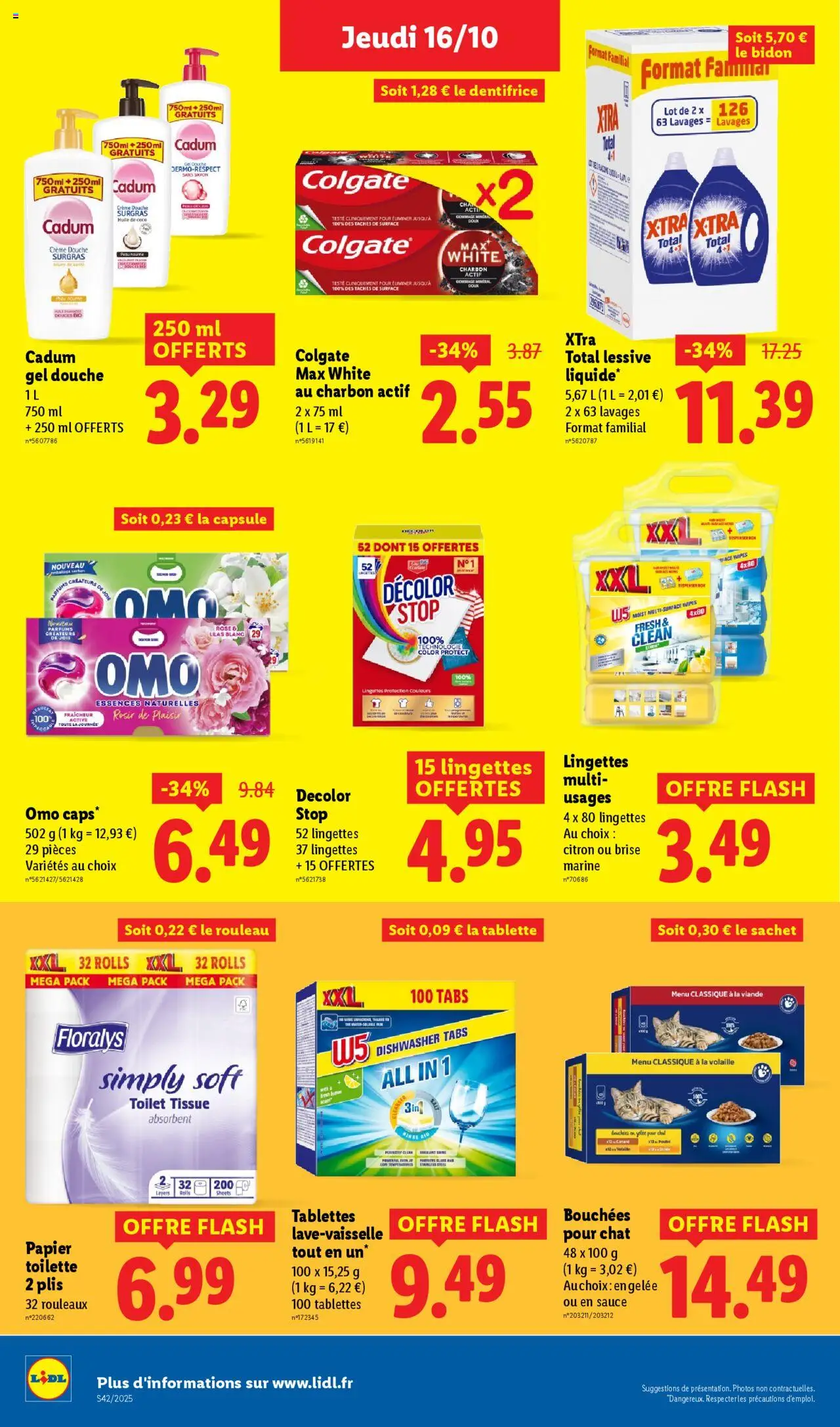 {H1} | Page: 18 | Produits: Tablette, Tablettes lave-vaisselle, Beurre, Viande