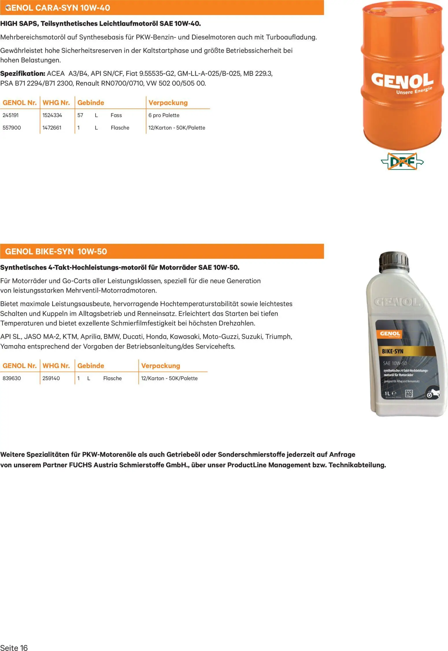 Lagerhaus Genol - Produkt- übersicht gültig ab 03.12.2025 | Seite: 16