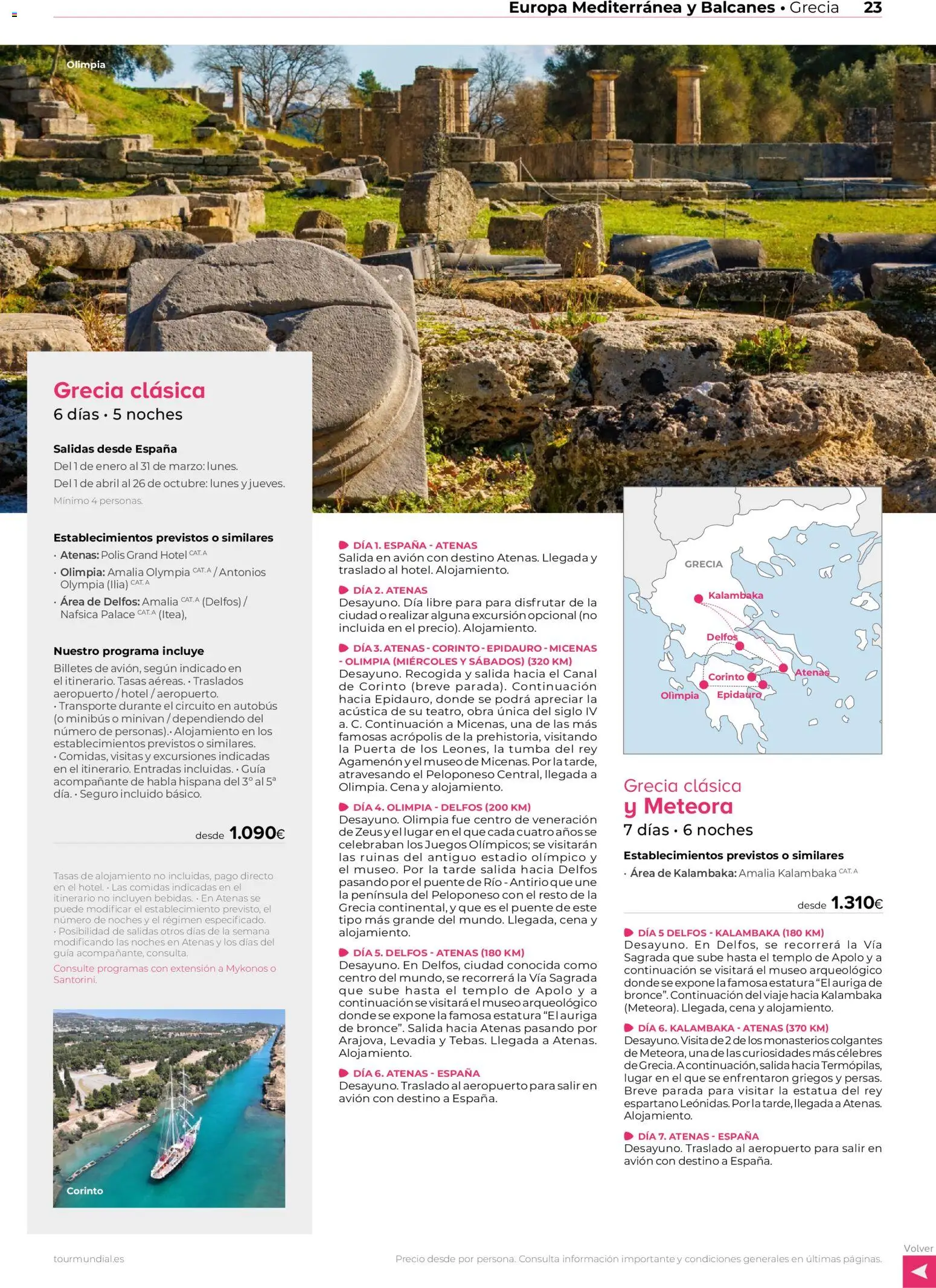 Viajes El Corte Inglés Europa │ válido desde el 01.01.2026 | Página: 23