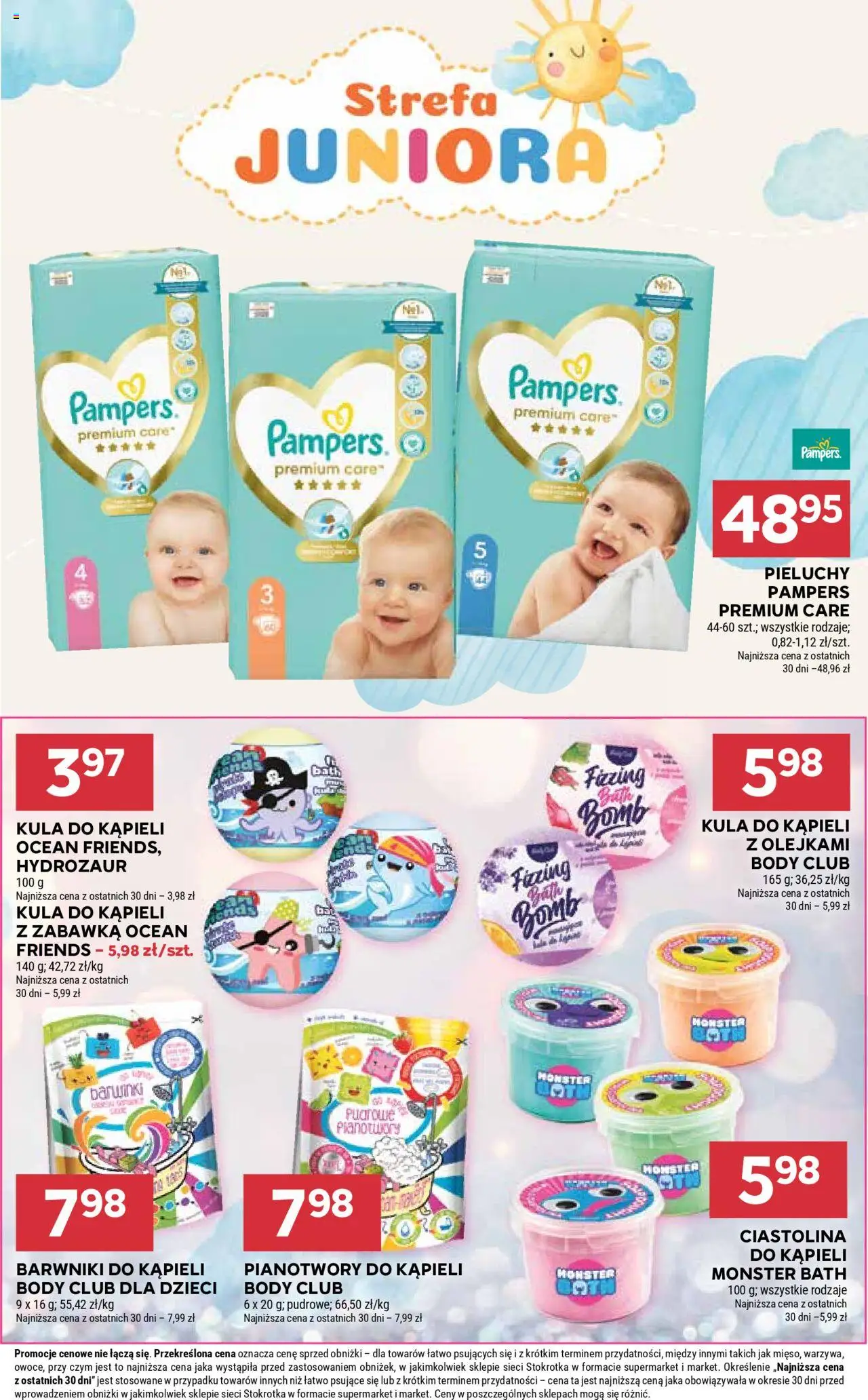 Stokrotka Gazetka - Market od 11.09.2025 | Strona: 29 | Produkty: Kula do kąpieli, Stokrotka, Pampers, Body