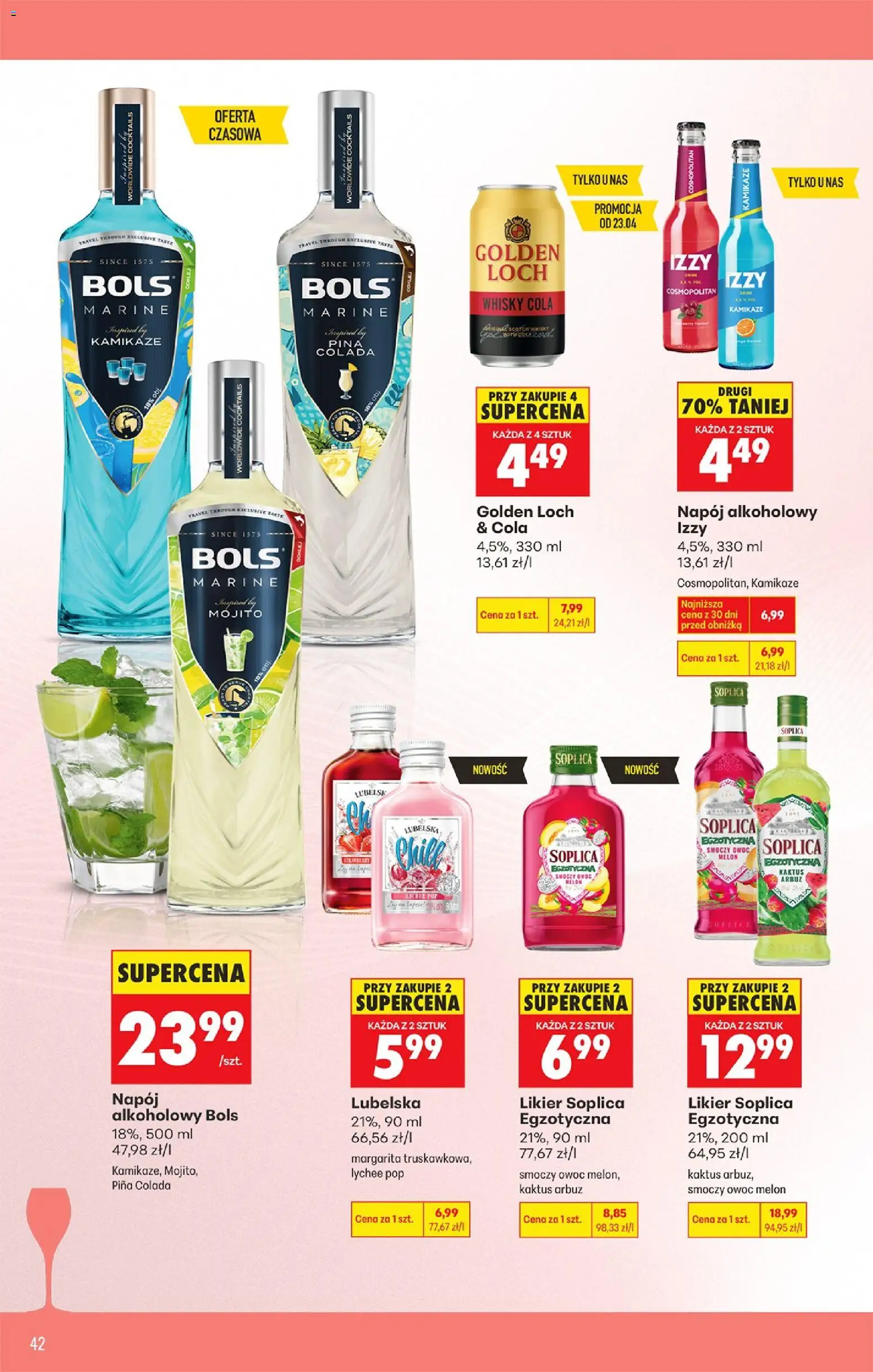 Biedronka gazetka - Czas na toast od 20.04.2026 | Strona: 42