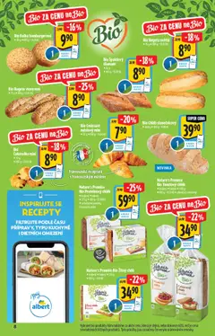 Albert leták - Hypermarket - Bio od 03.09.2025 | Strana: 8 | Produkty: Chléb, Croissant, Bageta, Kuchyně