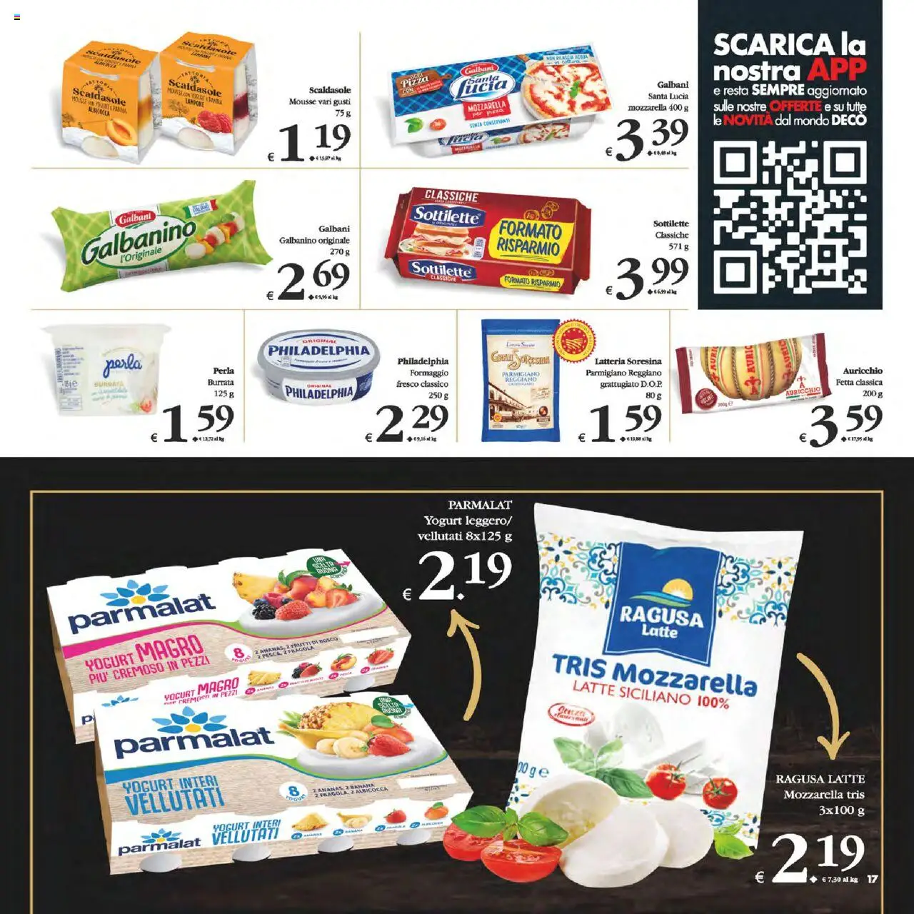 Volantino Decò del 12.08.2025 | Pagina: 17 | Prodotti: Pizza, Latte, Ananas, Burrata