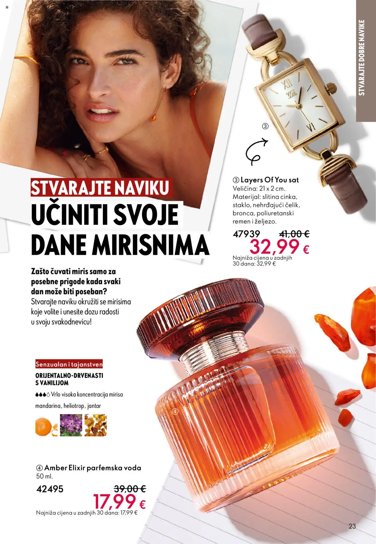Oriflame katalog | vrijedi od 08.10.2025 | Stranica: 23 | Proizvodi: Miris, Voda, Sat