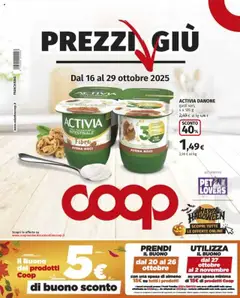 Anteprima del volantino COOP Nova Milanese catalogo valido a partire dal 16.10.2025
