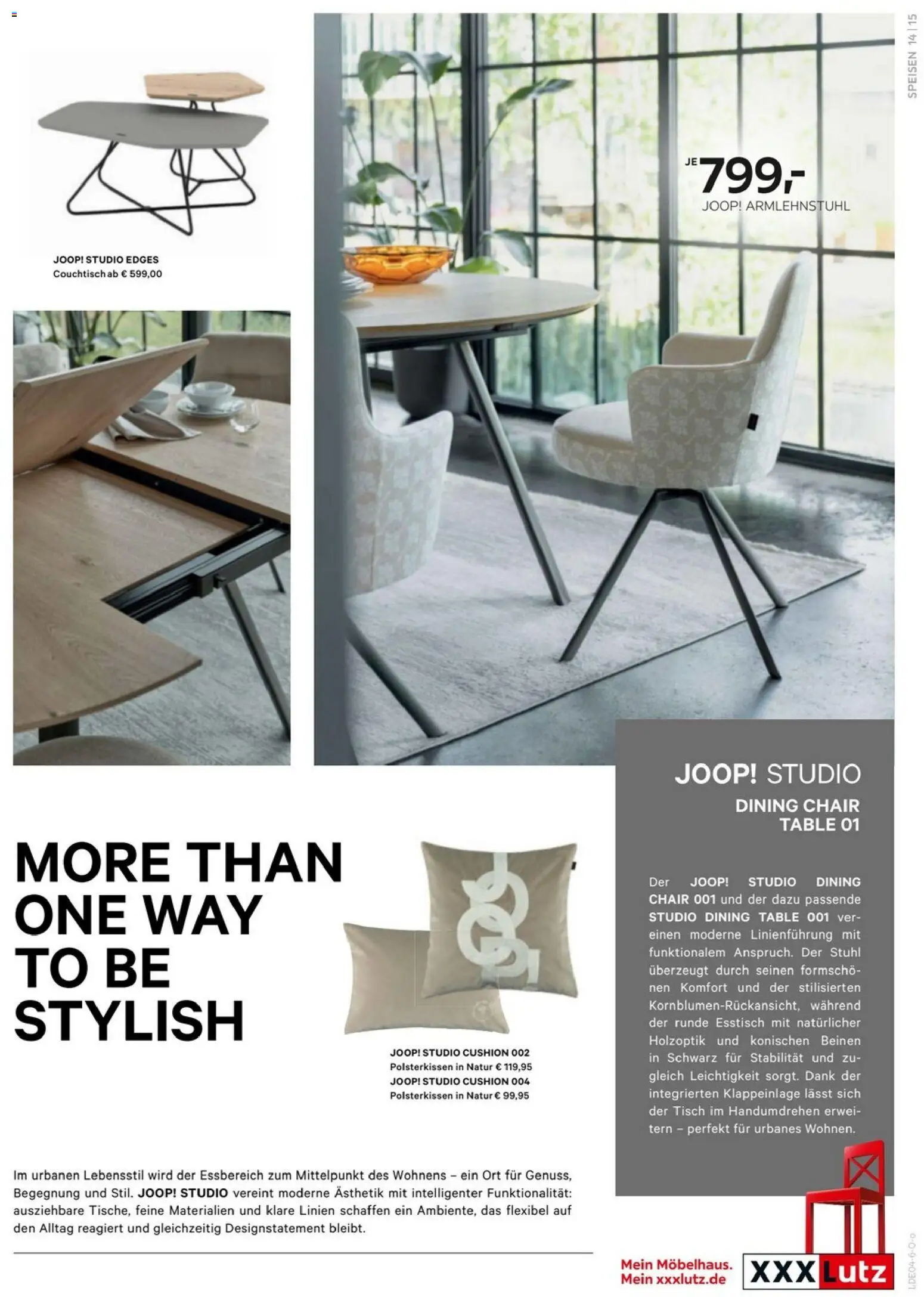 XXXLutz Home Collections – gültig ab 11.04.2026 | Seite: 15 | Produkte: Esstisch, Couchtisch, Tisch, Stuhl