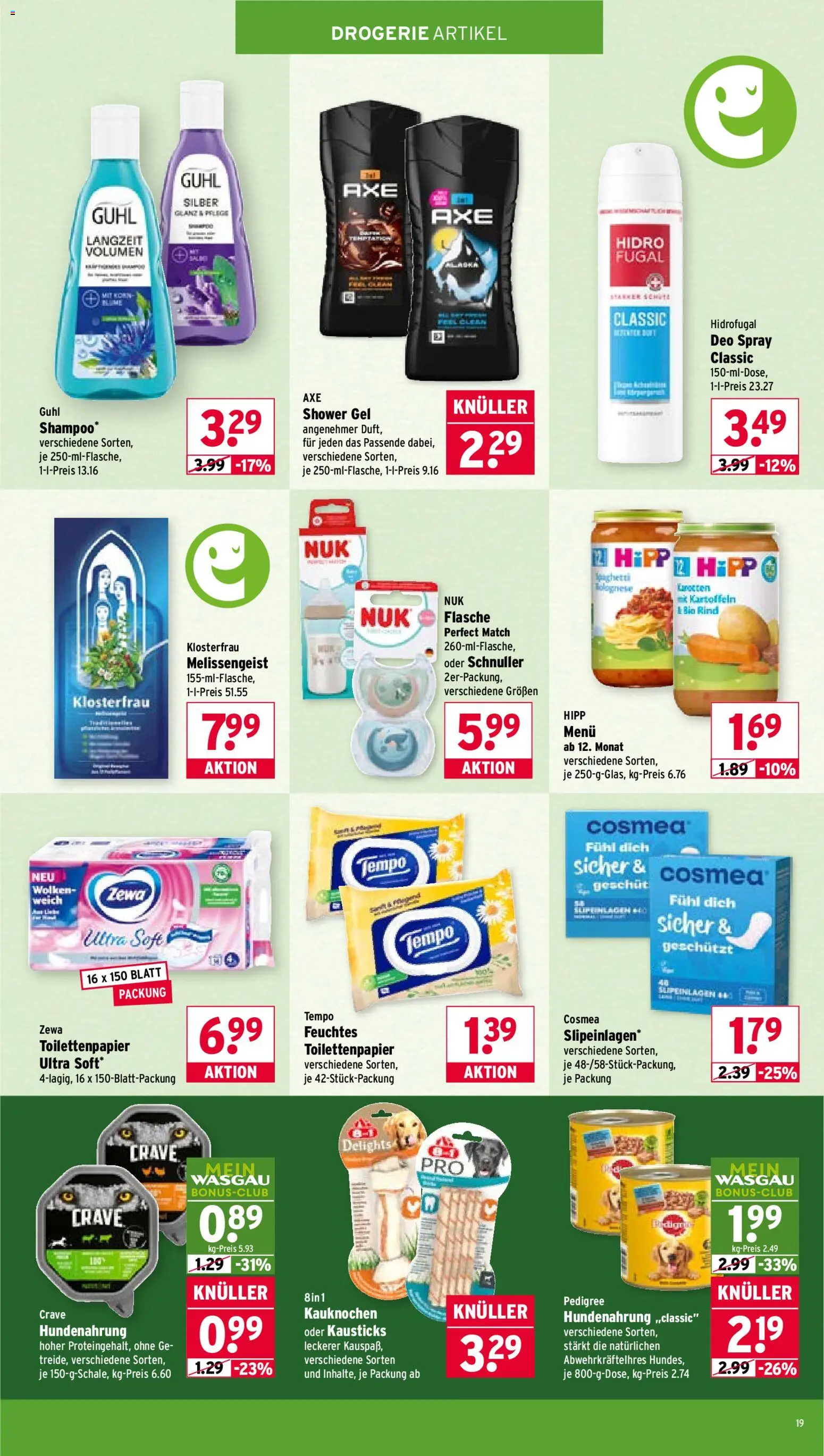 Wasgau Prospekt 	 – gültig ab 27.04.2026 | Seite: 19