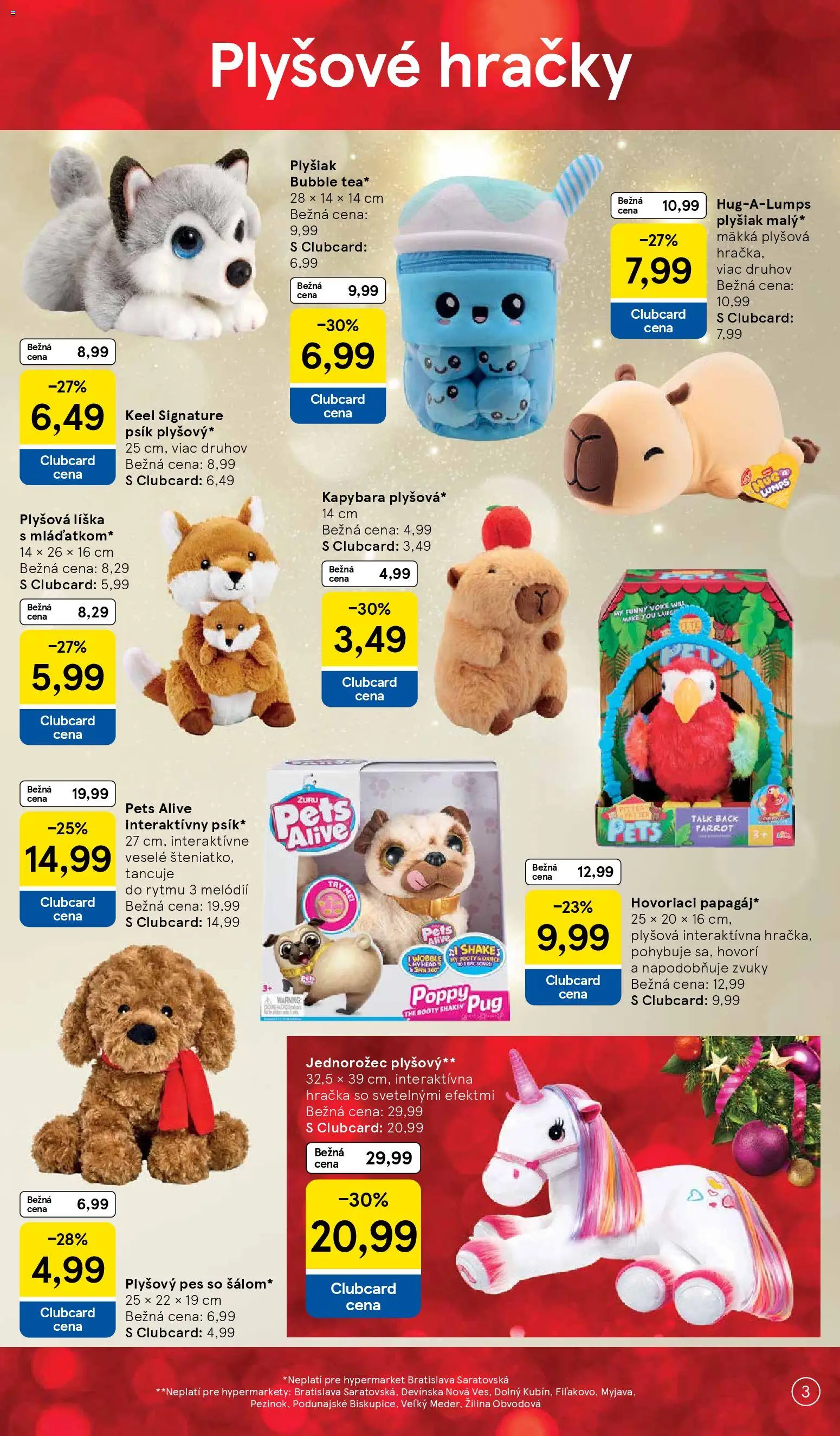 Nové Tesco akcie – leták je platný od 27.10.2025 | Strana: 3 | Produkty: Hračky