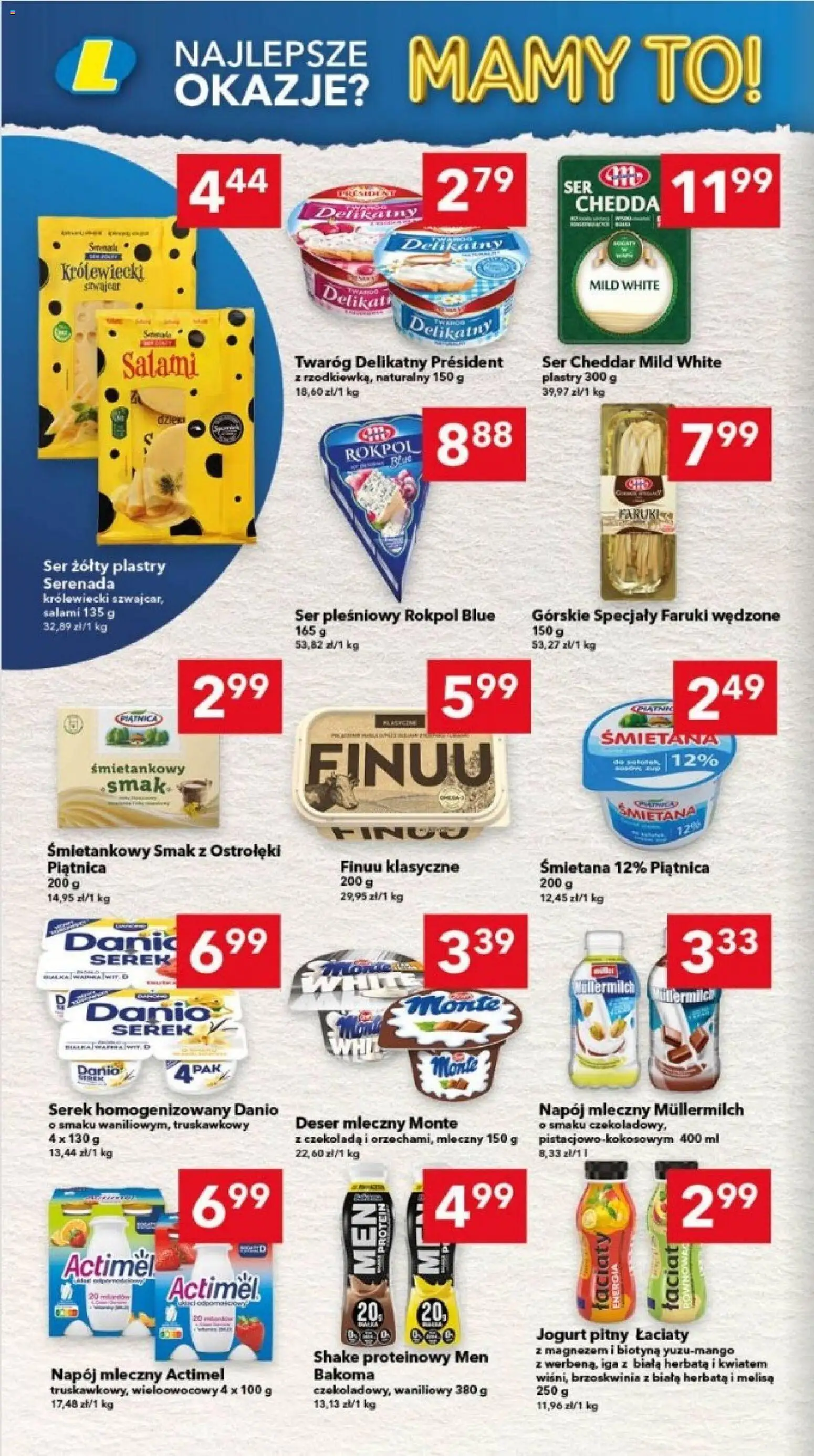 Lewiatan gazetka - Warszawa od 26.02.2026 | Strona: 4 | Produkty: Ser pleśniowy, Serek, Salami, Herbata