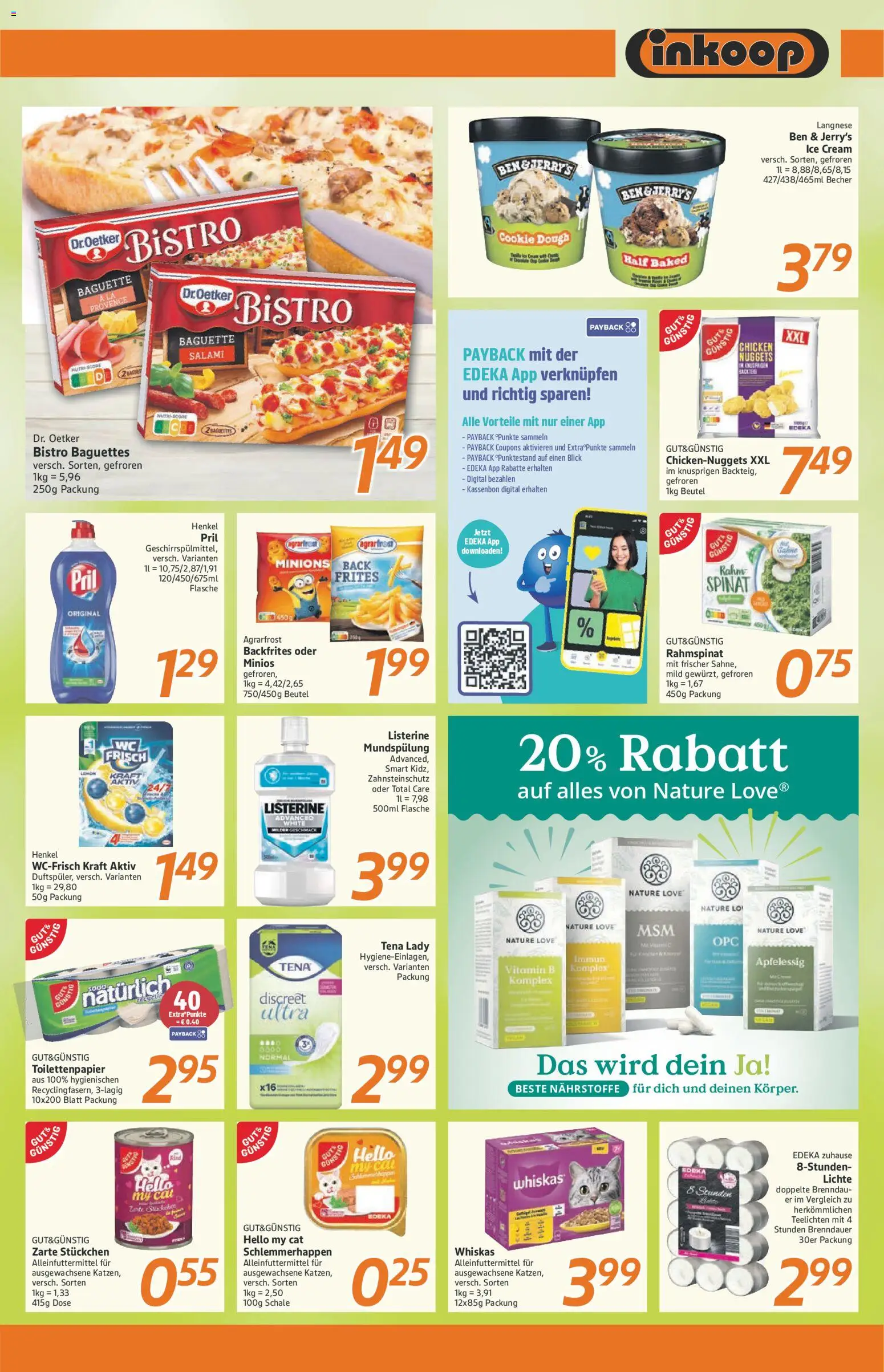 Inkoop Prospekt – gültig ab 05.01.2026 | Seite: 6 | Produkte: Ben & Jerry's, Salami, Pril, Whiskas