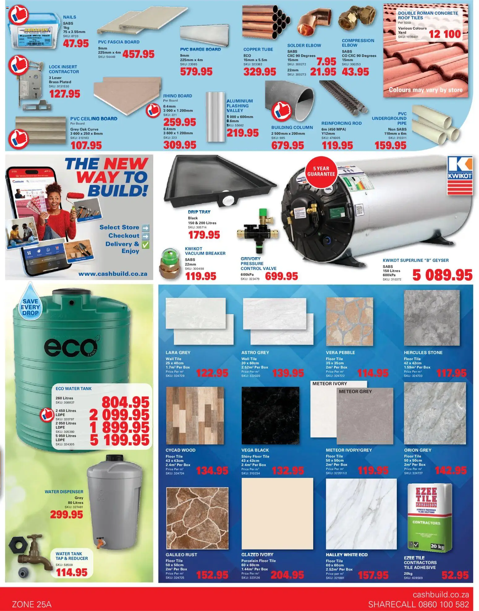 New Cashbuild catalogue – valid from 20.04.2026 | Page: 3 | Products: Lock, Box, Valve, Tap