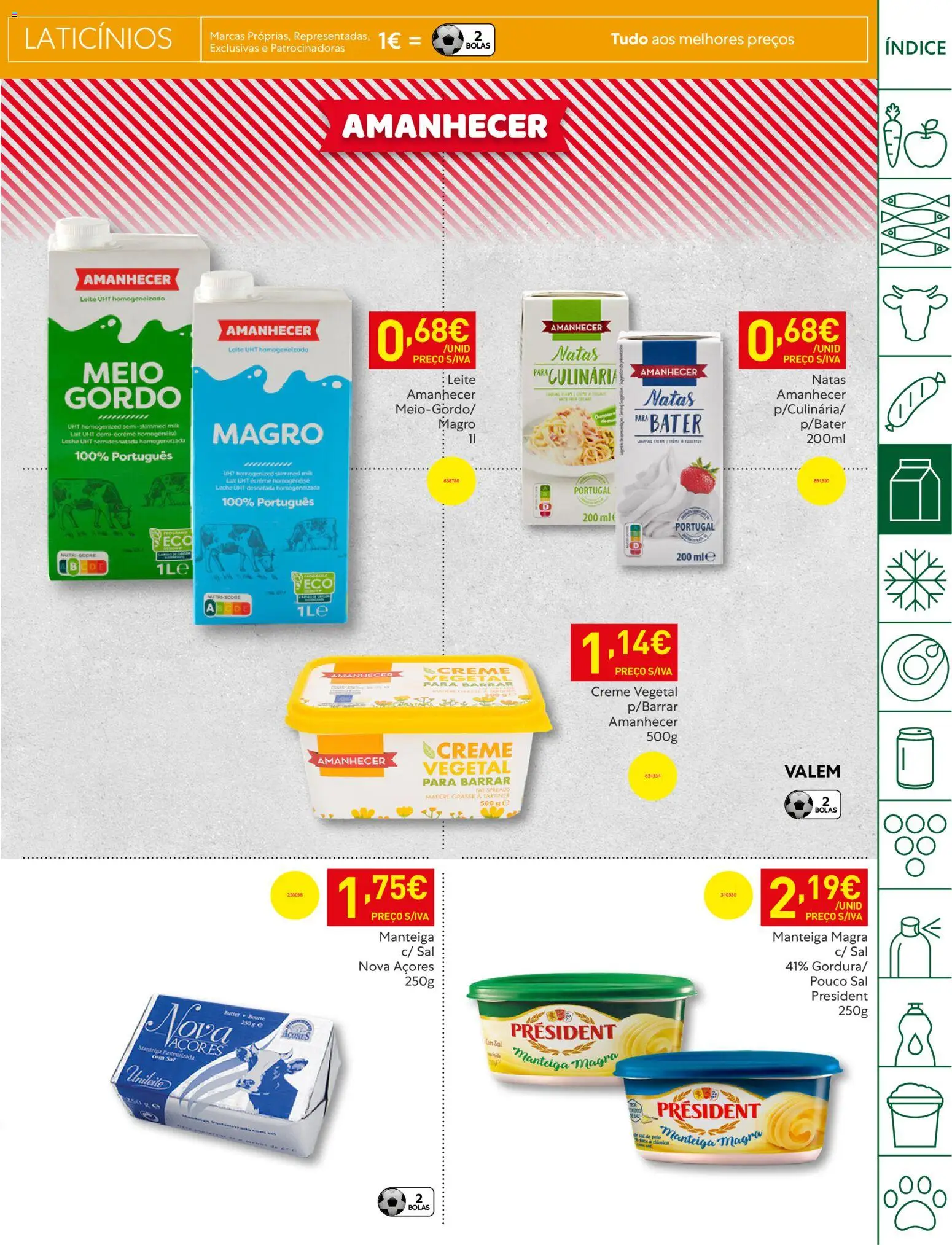 Recheio folheto │ válido de 14.04.2026 | Página: 11 | Produtos: Leite, Manteiga, Creme, Natas