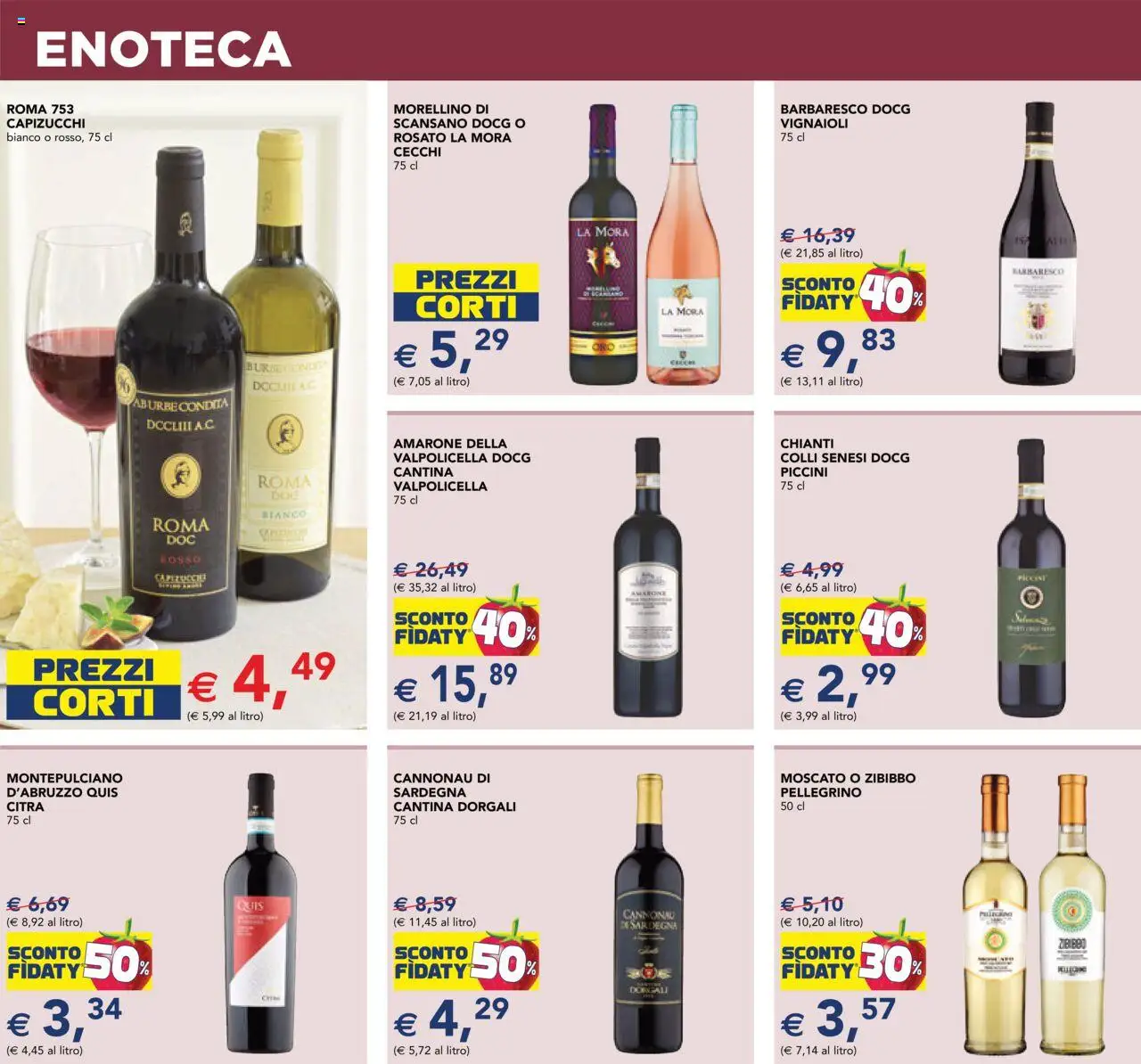 Volantino Esselunga S del 09.10.2025 | Pagina: 15 | Prodotti: Enoteca