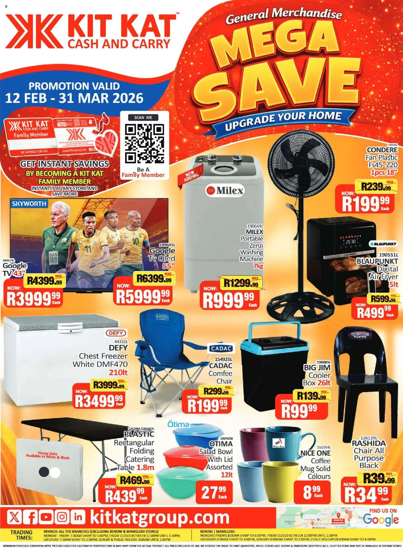 New KIT KAT Cash & Carry catalogue – valid from 12.02.2026 | Page: 1 | Products: TV, Cooler, Coffee, Salad