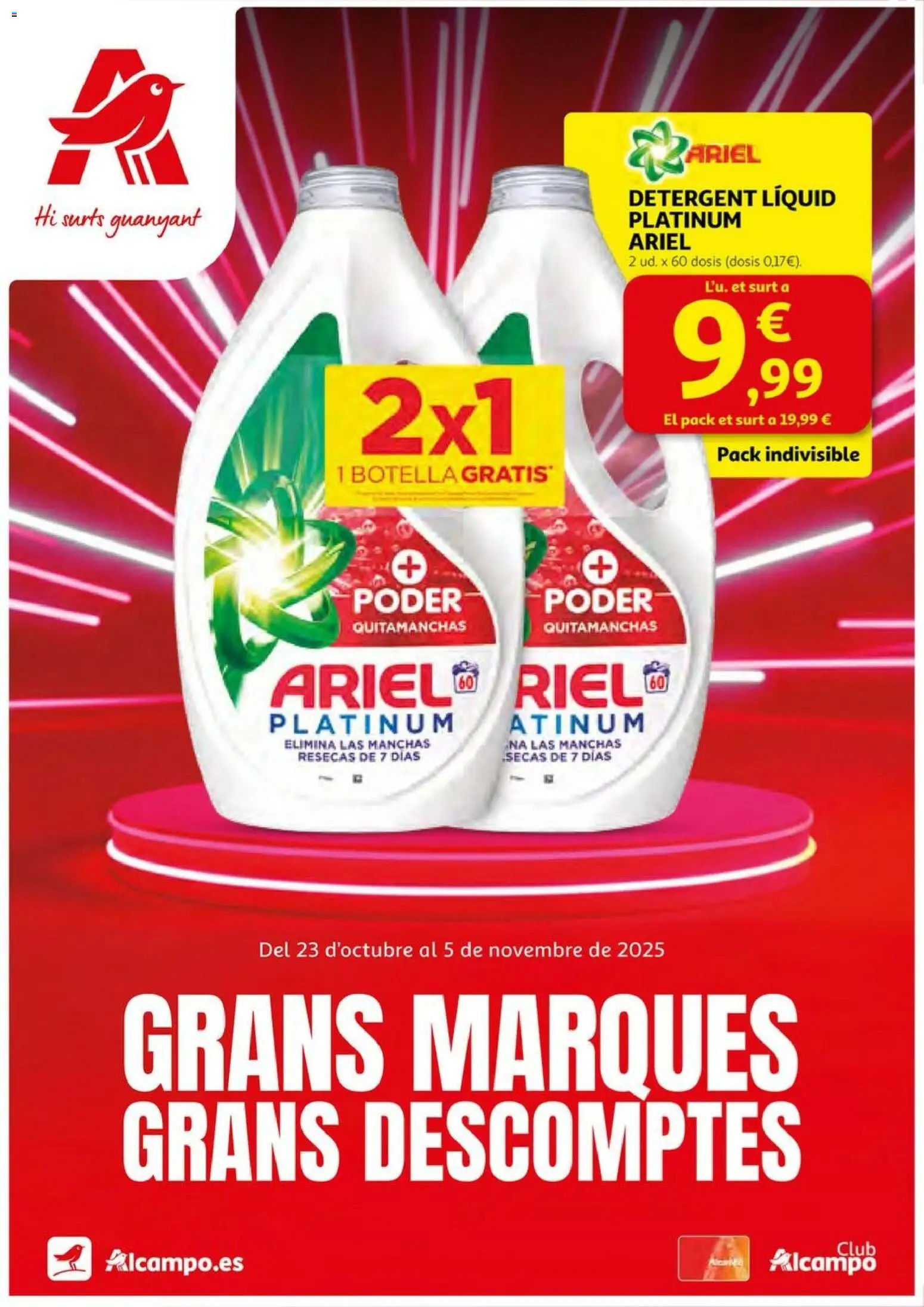 Alcampo -  HG catalan │ válido desde el 23.10.2025 | Página: 1 | Productos: Quitamanchas