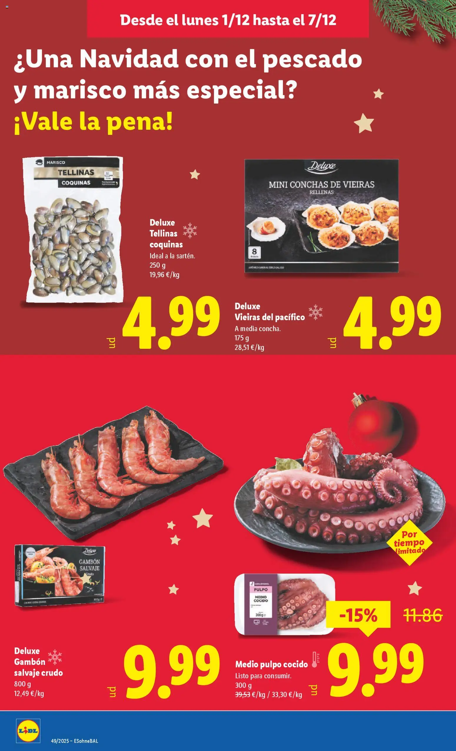 Lidl folleto │ válido desde el 01.12.2025 | Página: 10 | Productos: Pescado