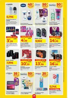 Pré-visualização Auchan folheto válido de 04.12.2025 | Página: 29 | Produtos: Necessaire, Bolsa, Eau de toilette, Banho