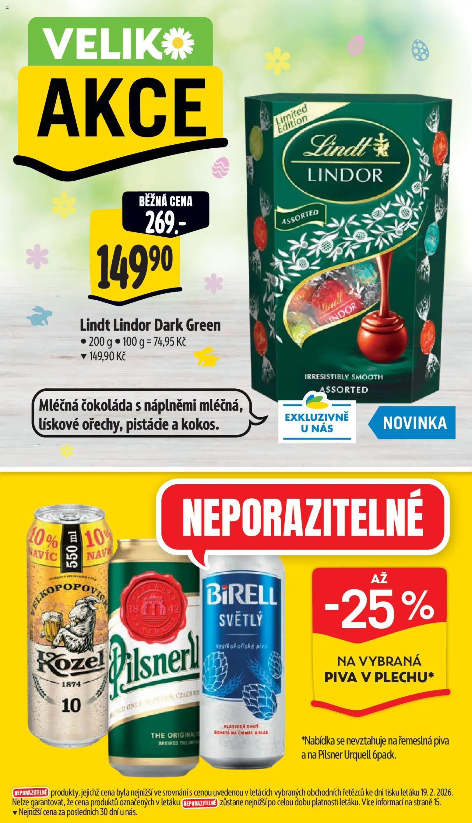 Albert leták - Supermarket od 25.02.2026 | Strana: 4 | Produkty: Pivo, Pilsner, Nealkoholické pivo, Pilsner Urquell