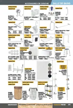 Brico Cash - Prévisualisation de Brico Cash catalogue valide à partir de 04.04.2025 | Page: 275 | Produits: Coton, Porte, Douche, Tapis