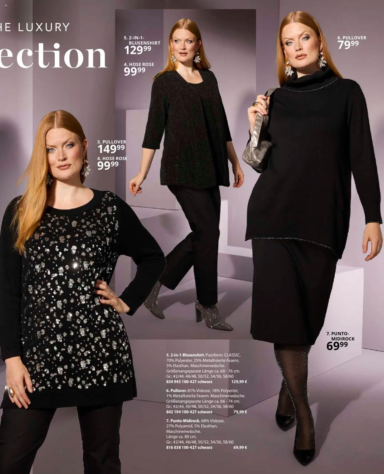 Ulla Popken Prospekt 	 – gültig ab 01.11.2025 | Seite: 123 | Produkte: Midirock, Pullover, Hose