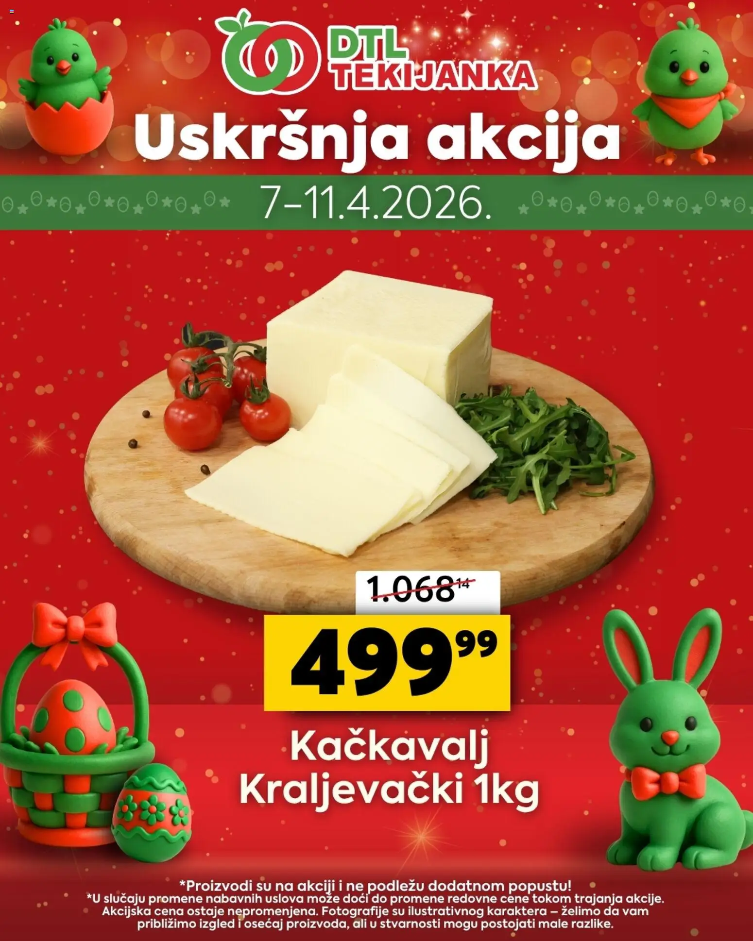 Tekijanka katalog - važi od 07.04.2026 | Strana: 6 | Proizvode: Kačkavalj