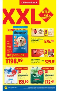 Saguaro mineralna negazirana voda 5+1, Multipak 6 x 1,5 l; 1 l = 17.77 - pregled Lidl kataloga - važi od 08.01.2026 | Strana: 30