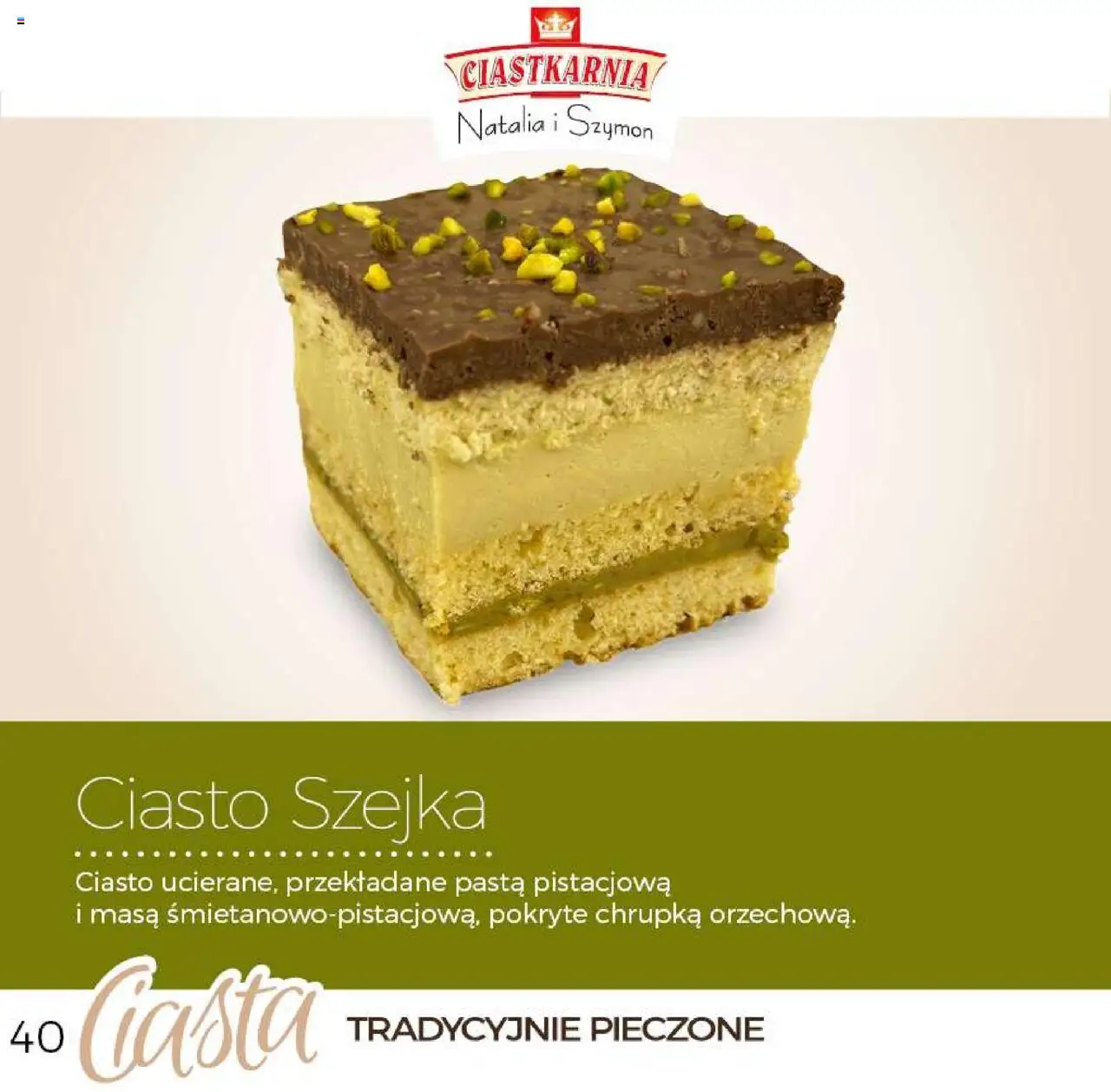 Topaz Gazetka - Ciast od 04.06.2025 | Strona: 40 | Produkty: Ciasto