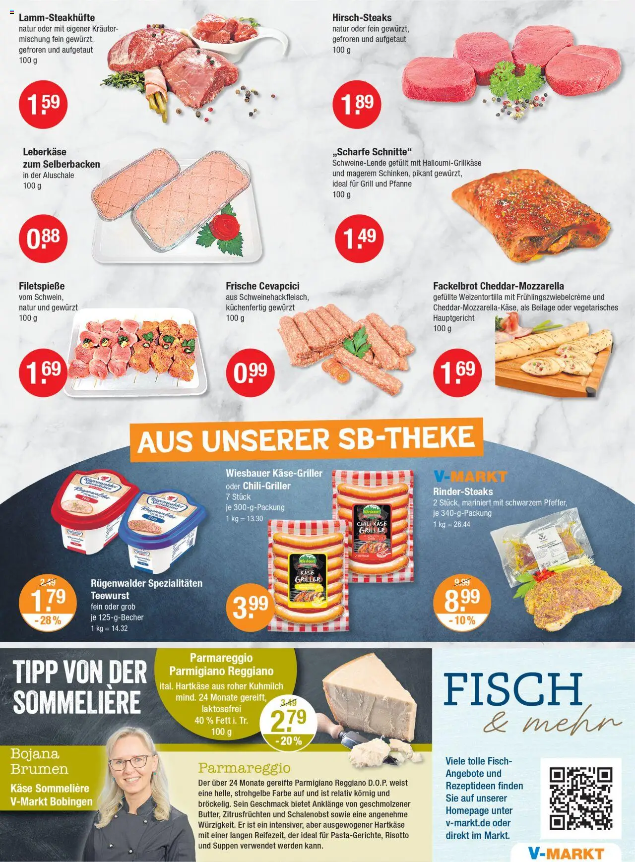 V-Markt - München - gültig ab dem 28.08.2025 | Seite: 3 | Produkte: Grill, Käse, Cevapcici, Leberkase