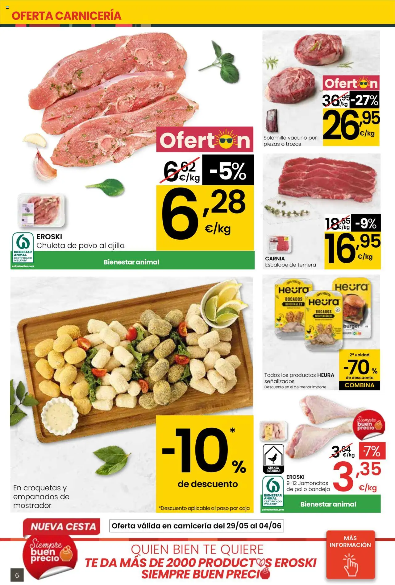 Eroski folleto │ válido desde el 29.05.2025 | Página: 6 | Productos: Té, Bandeja, Caja, Cesta