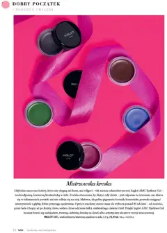 Pogląd oferty "INGLOT AMC Eyeliner Gel, Wodoodporny kremowy eyeliner w żelu. Głębokie, nasycone kolory, które nie ulegną ani łzom, ani wilgoci. Matowa, ale pełna pigmentu formuła kosmetyku pozwala osiągnąć intensywność i głębię." - ważna od 01.11.2025 | Strona: 12 | Produkty: Eyeliner