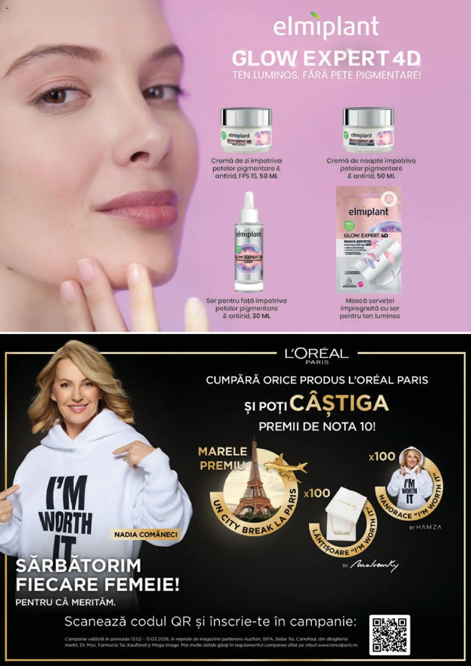 Noul catalog Mega Image – valabil de la 26.02.2026 | Pagină: 40 | Produse: Cremă de zi, Cremă de noapte, Cremă