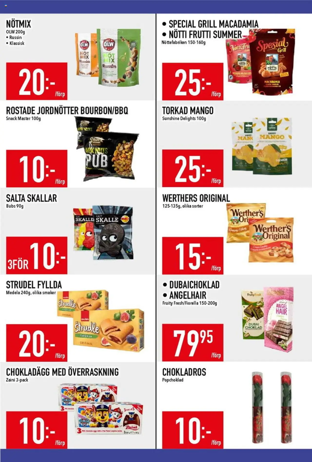 Matdax reklamblad aktuell från 23.06.2025 | Sida: 15 | Produkter: Grill, Jordnötter, Choklad, Mango