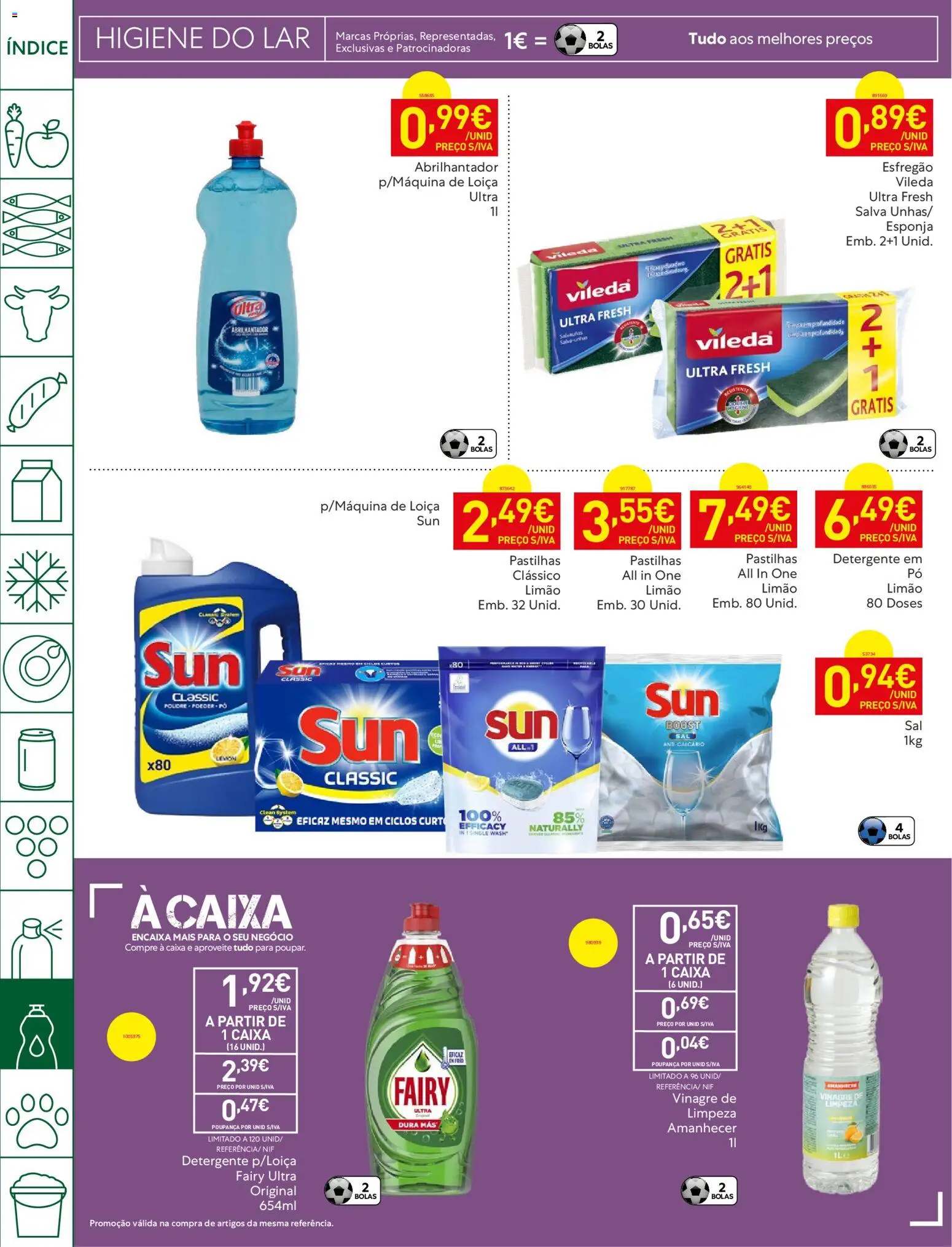 Recheio folheto │ válido de 28.04.2026 | Página: 46 | Produtos: Esfregão, Abrilhantador, Esponja, Detergente