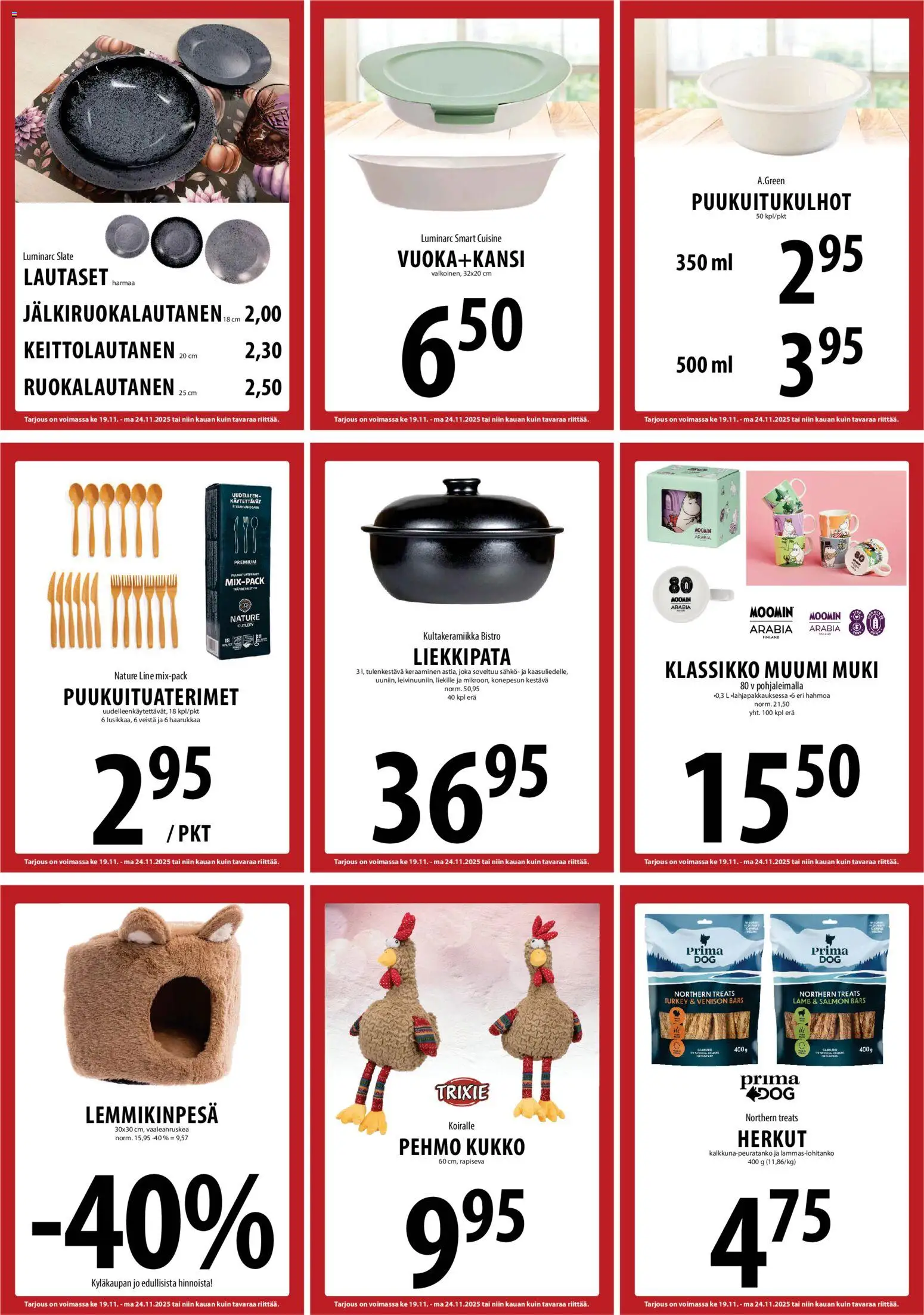 Tuuri tarjoukset – voimassa 19.11.2025 alkaen | Sivu: 20 | Tuotteet: Muki