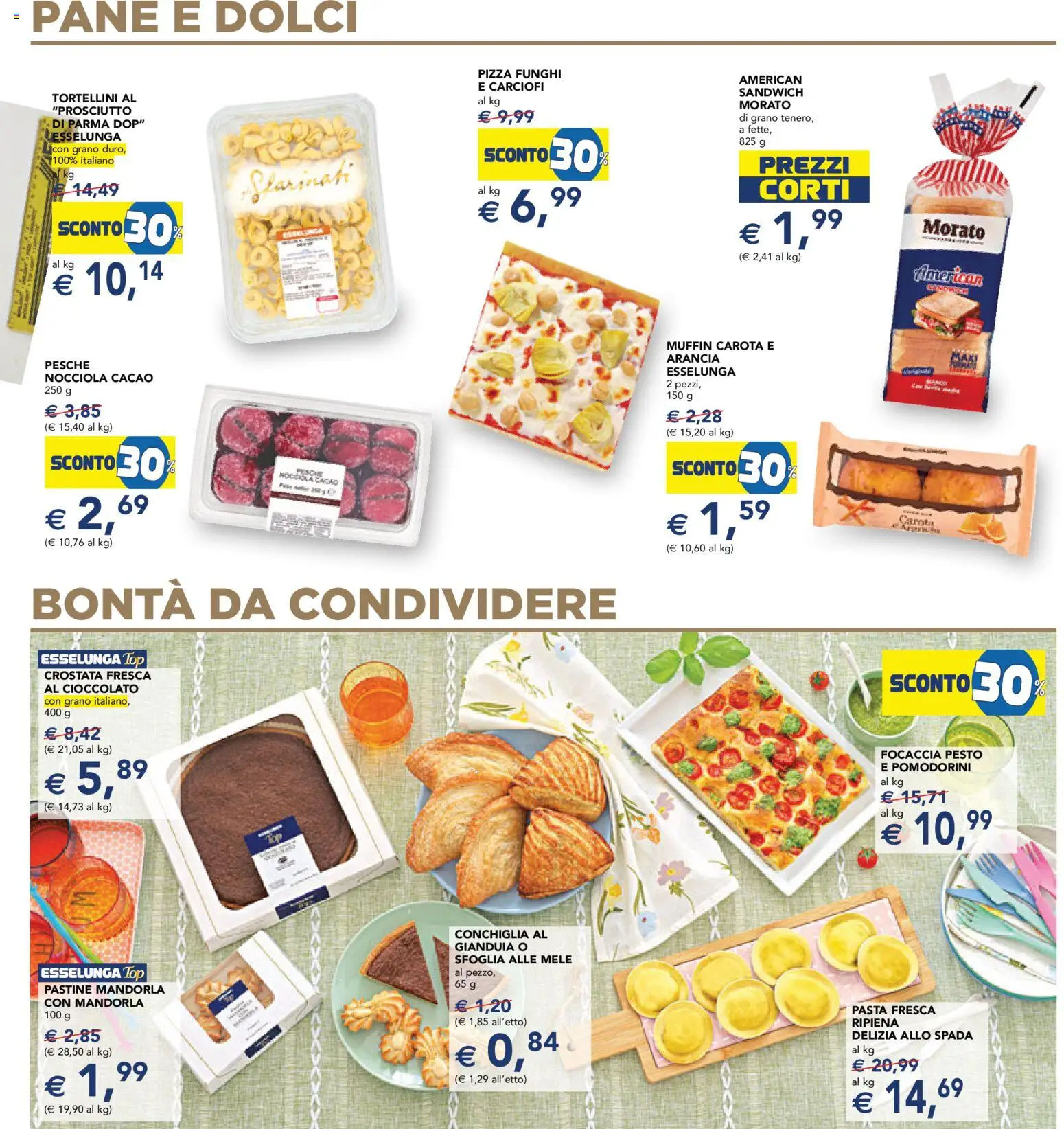 Volantino Esselunga S del 08.04.2026 | Pagina: 19 | Prodotti: Pasta, Pesto, Arancia, Cacao