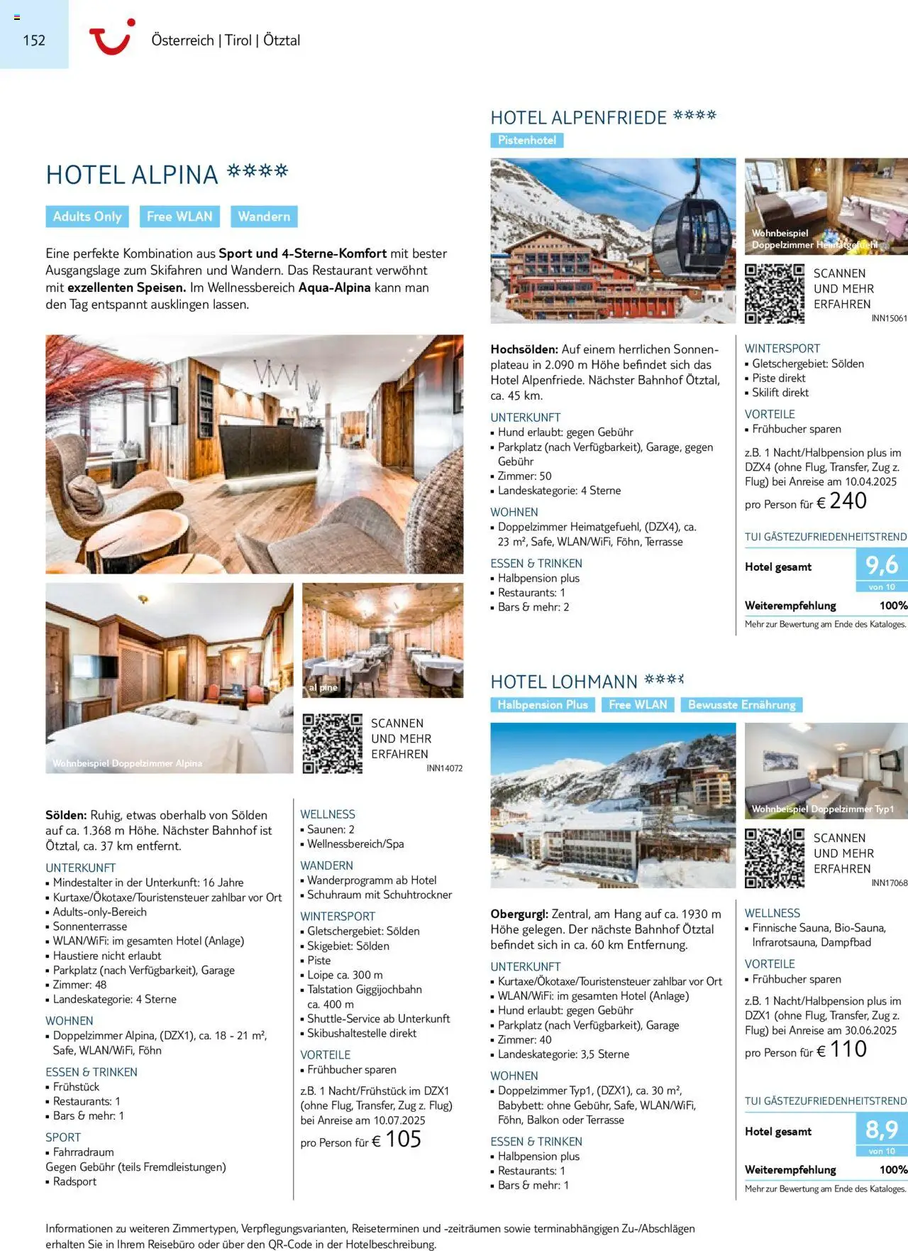 Aida - Urlaub mit eigener Anreise 2025/26 – gültig ab 01.11.2024 | Seite: 152 | Produkte: Babybett, Föhn
