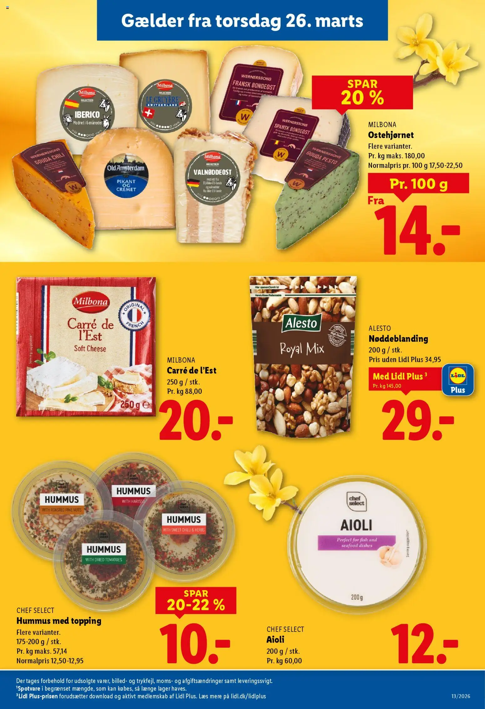 Lidl tilbudsavis – gyldig fra 22.03.2026 | Side: 29 | Produkter: Ost, Chilli, Pesto, Søm