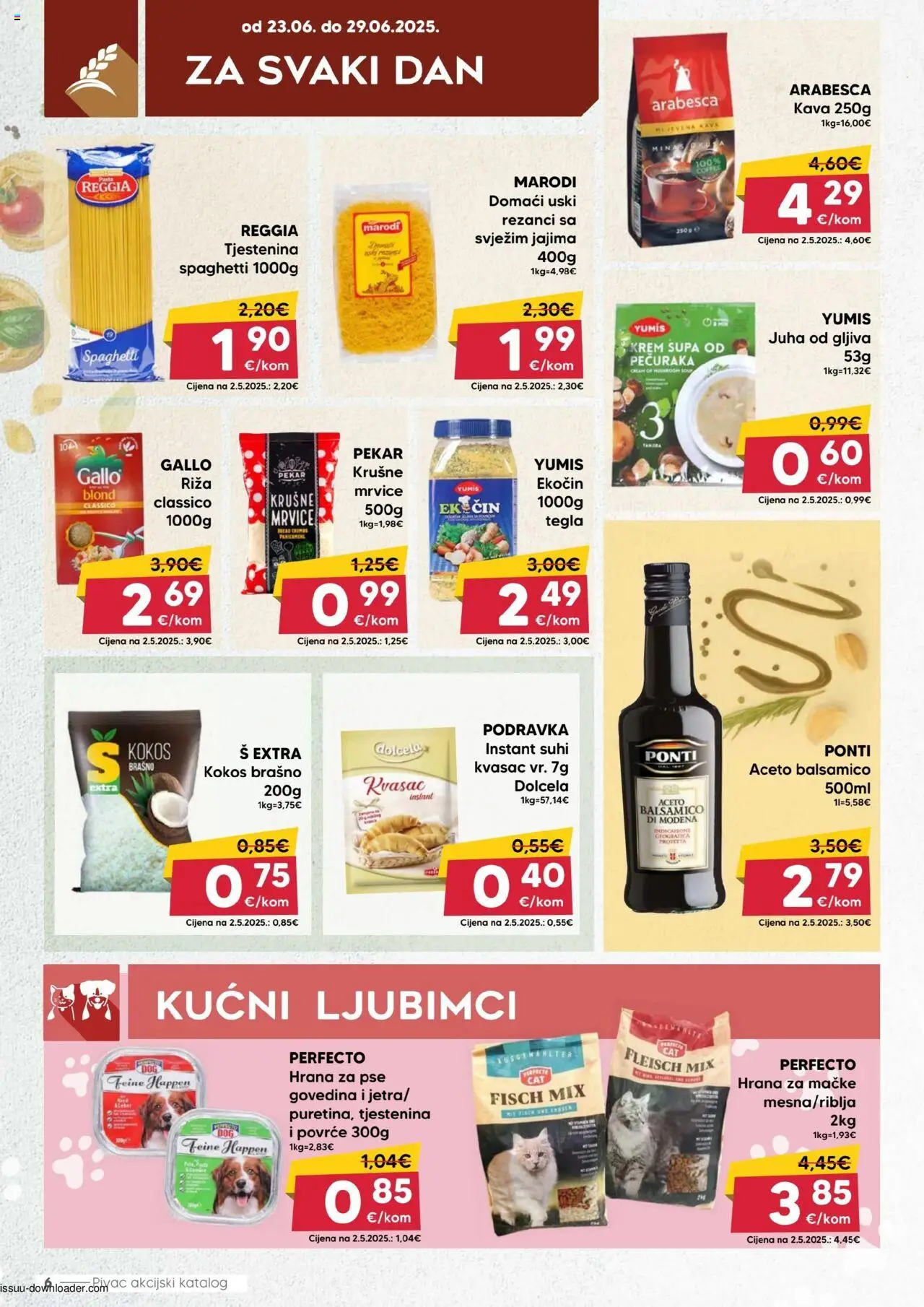 Pivac katalog | vrijedi od 23.06.2025 | Stranica: 6 | Proizvodi: Podravka, Arabesca, Brašno, Jar