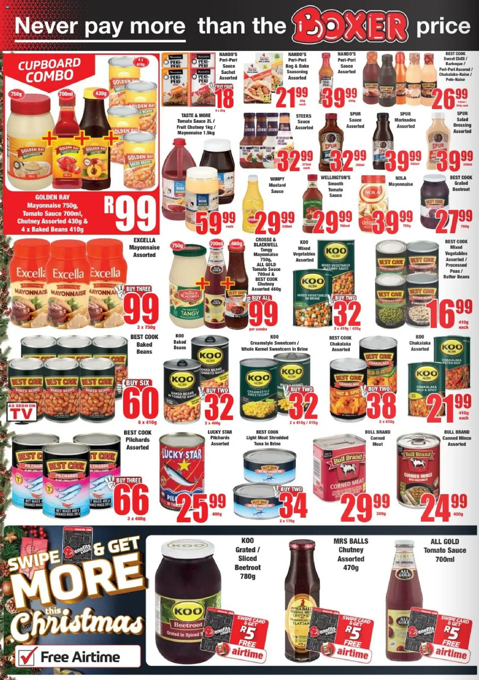 New Boxer catalogue – valid from 17.12.2025 | Page: 6 | Products: Baked beans, Tomato sauce, Dressing, Mayonnaise