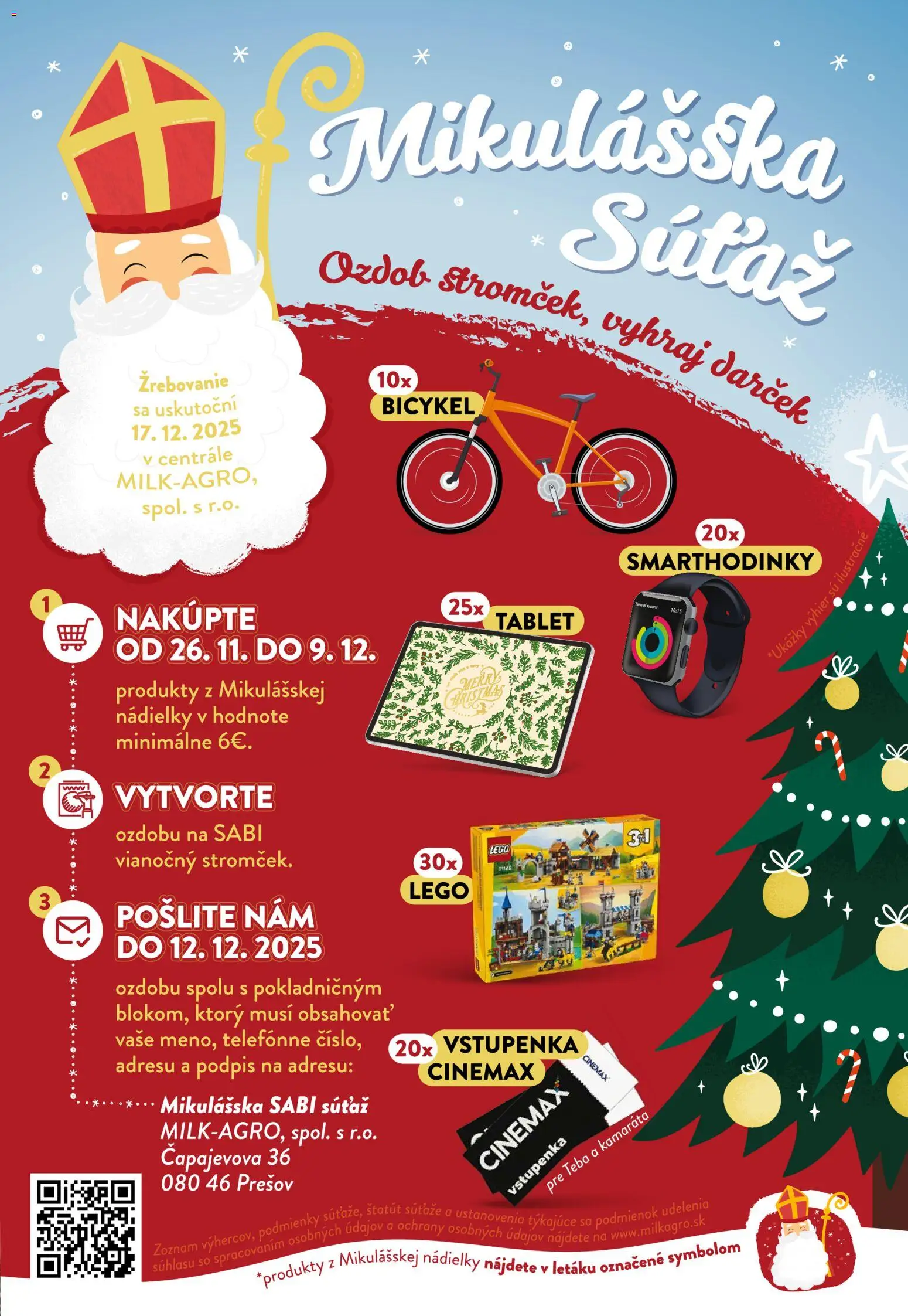 Nové Milk Agro akcie – leták je platný od 26.11.2025 | Strana: 7 | Produkty: Tablet, LEGO, Šalát