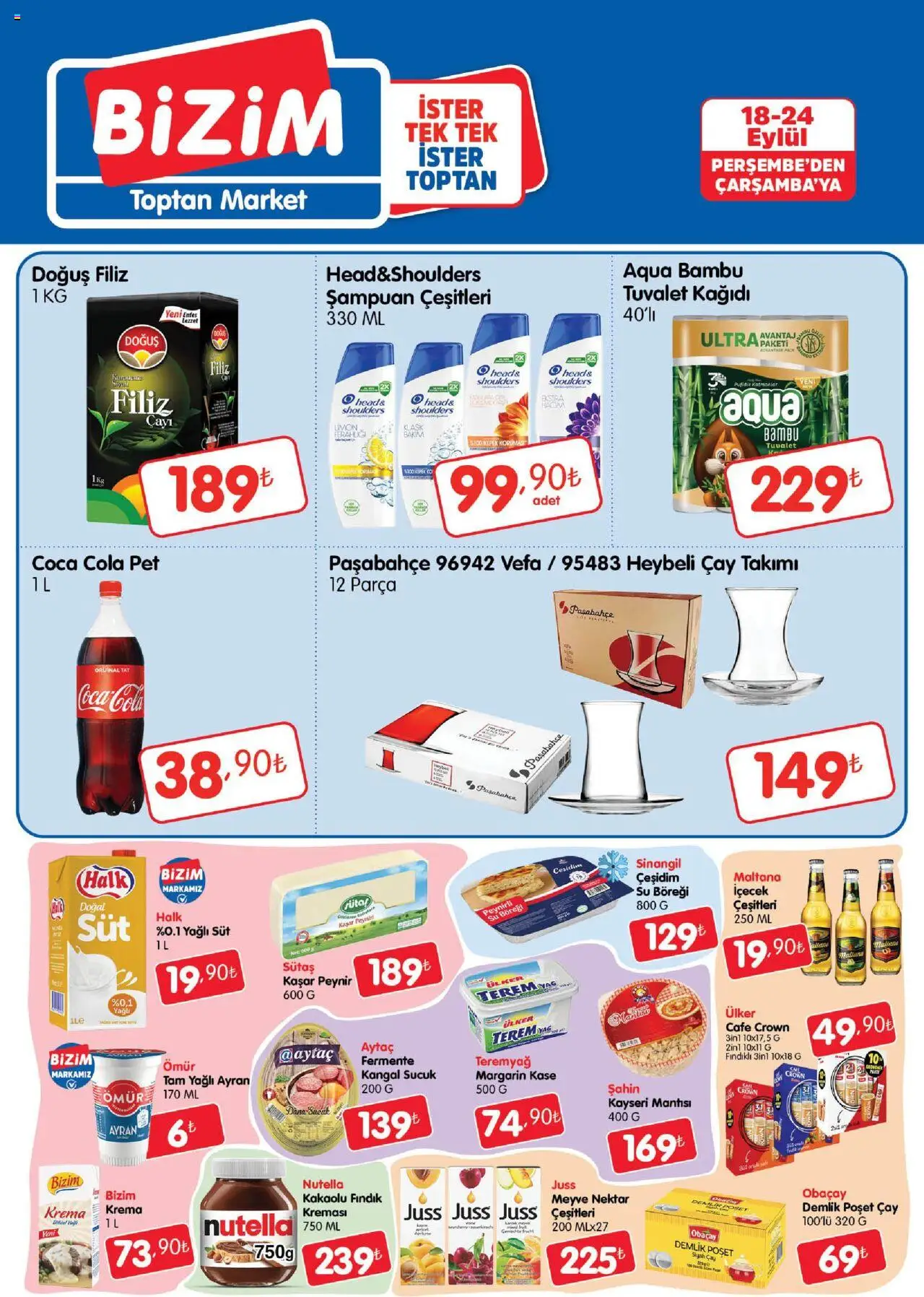 Bizim Toptan Katalog - 18.09.2025 tarihinden itibaren geçerlidir | Sayfa: 1