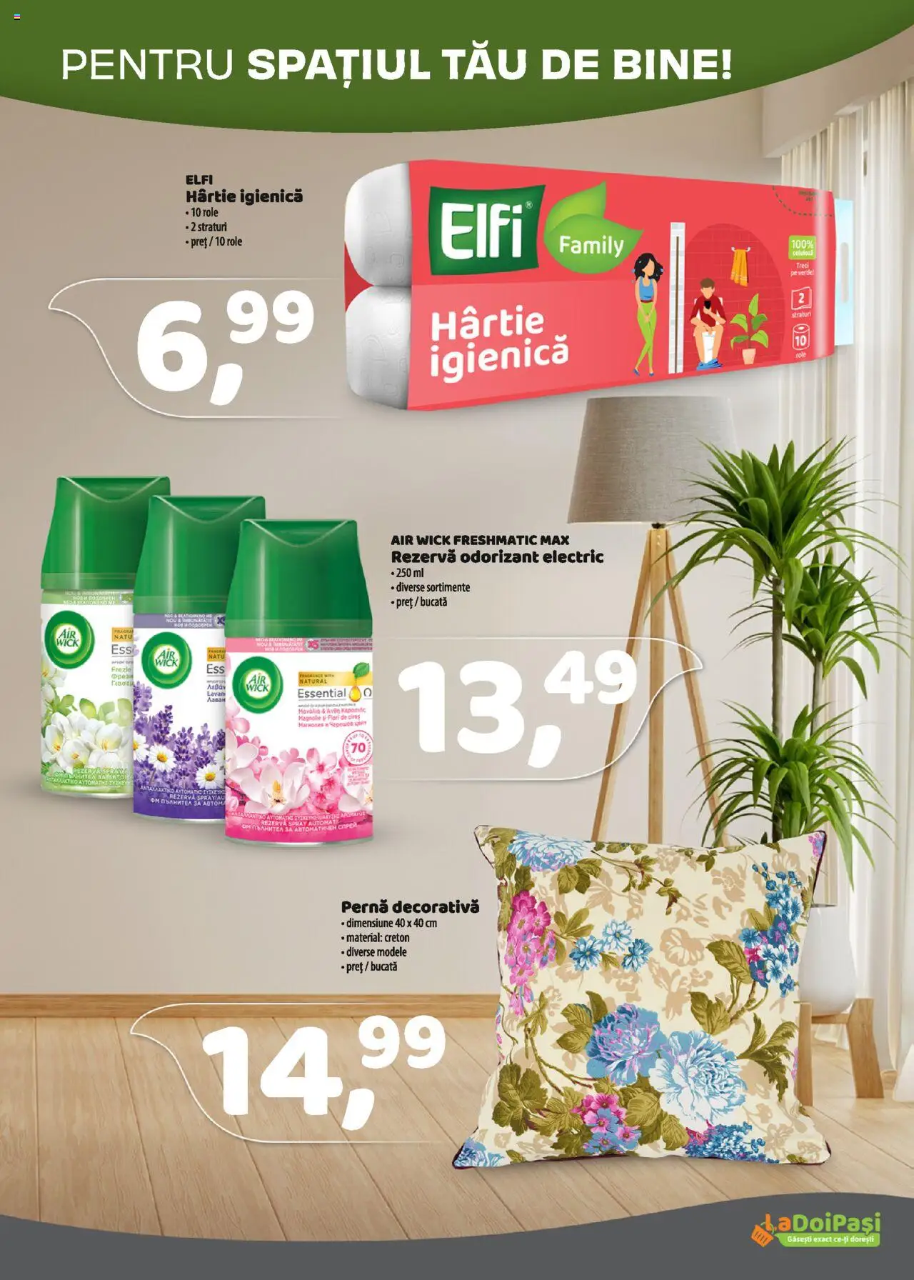 Noul catalog LaDoiPași – valabil de la 01.10.2025 | Pagină: 8 | Produse: Pernă, Role