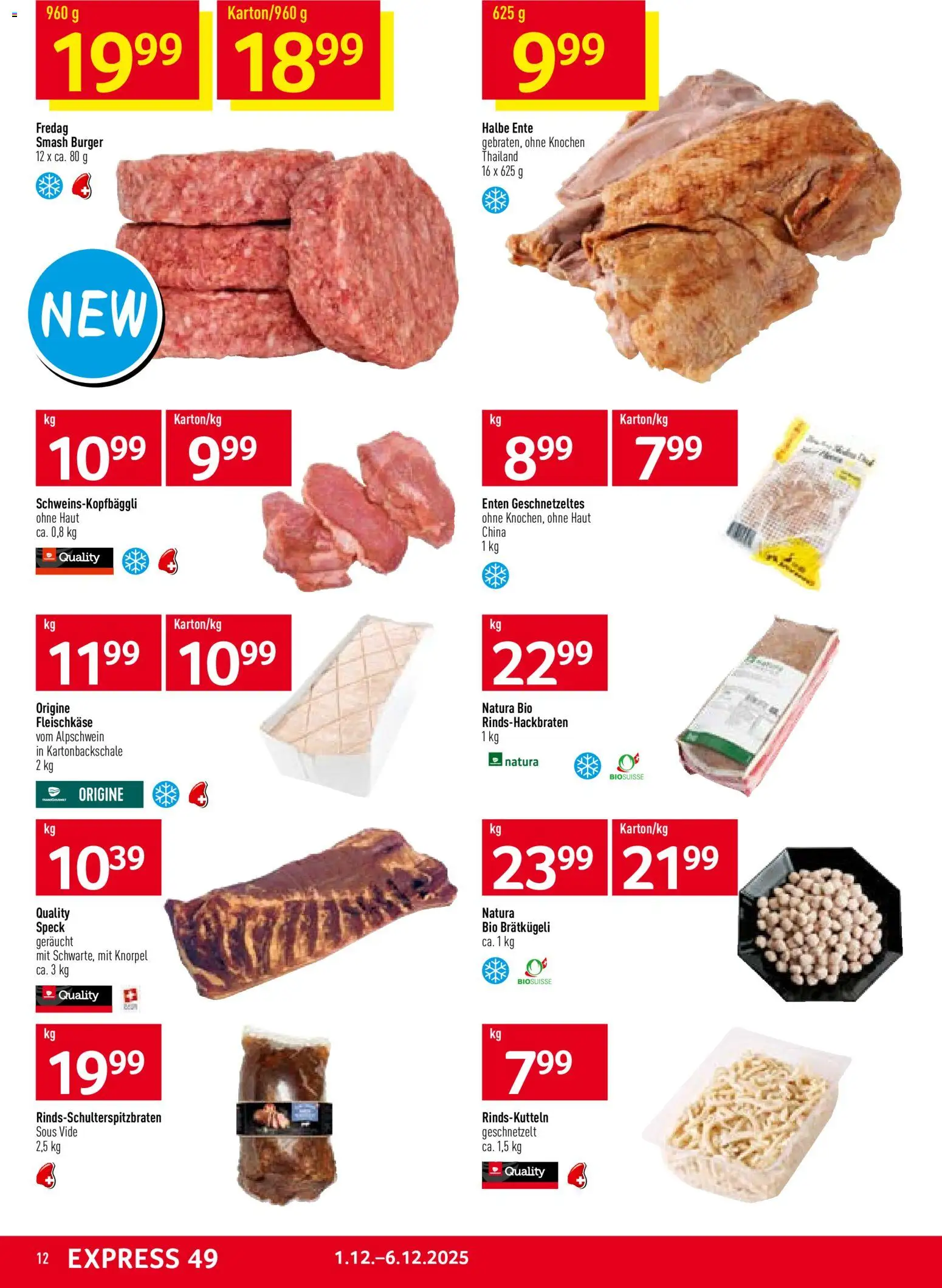 Prodega Aktionen – gültig ab 01.12.2025 | Seite: 12 | Produkte: Burger