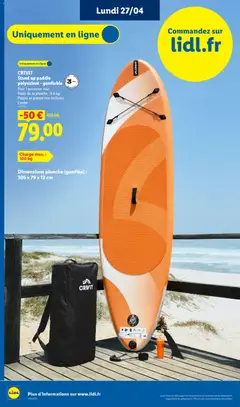 LIDL - Prévisualisation de LIDL catalogue valide à partir de 23.04.2026 | Page: 60 | Produits: Poids, Paddle