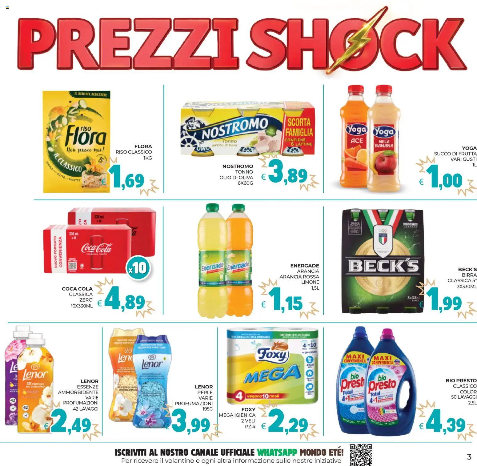 Volantino Eté del 11.03.2026 | Pagina: 3 | Prodotti: Birra, Frutta, Olio, Arancia