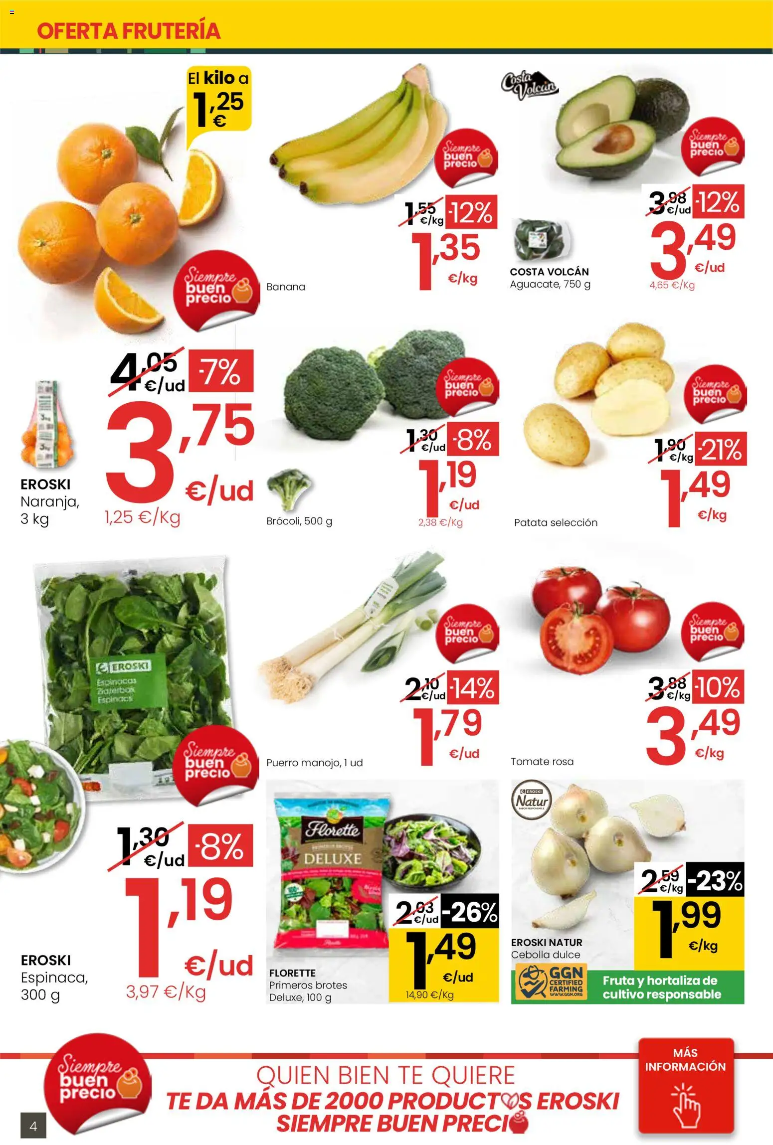 Eroski - Siempre a buen precio │ válido desde el 29.01.2026 | Página: 4 | Productos: Té, Παγωμένο τσάι