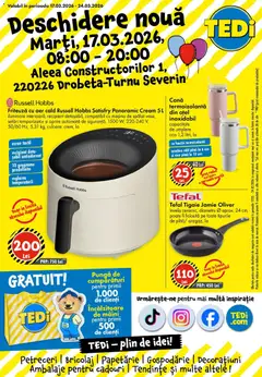 Ofertele TEDi valabile de la 17.03.2026